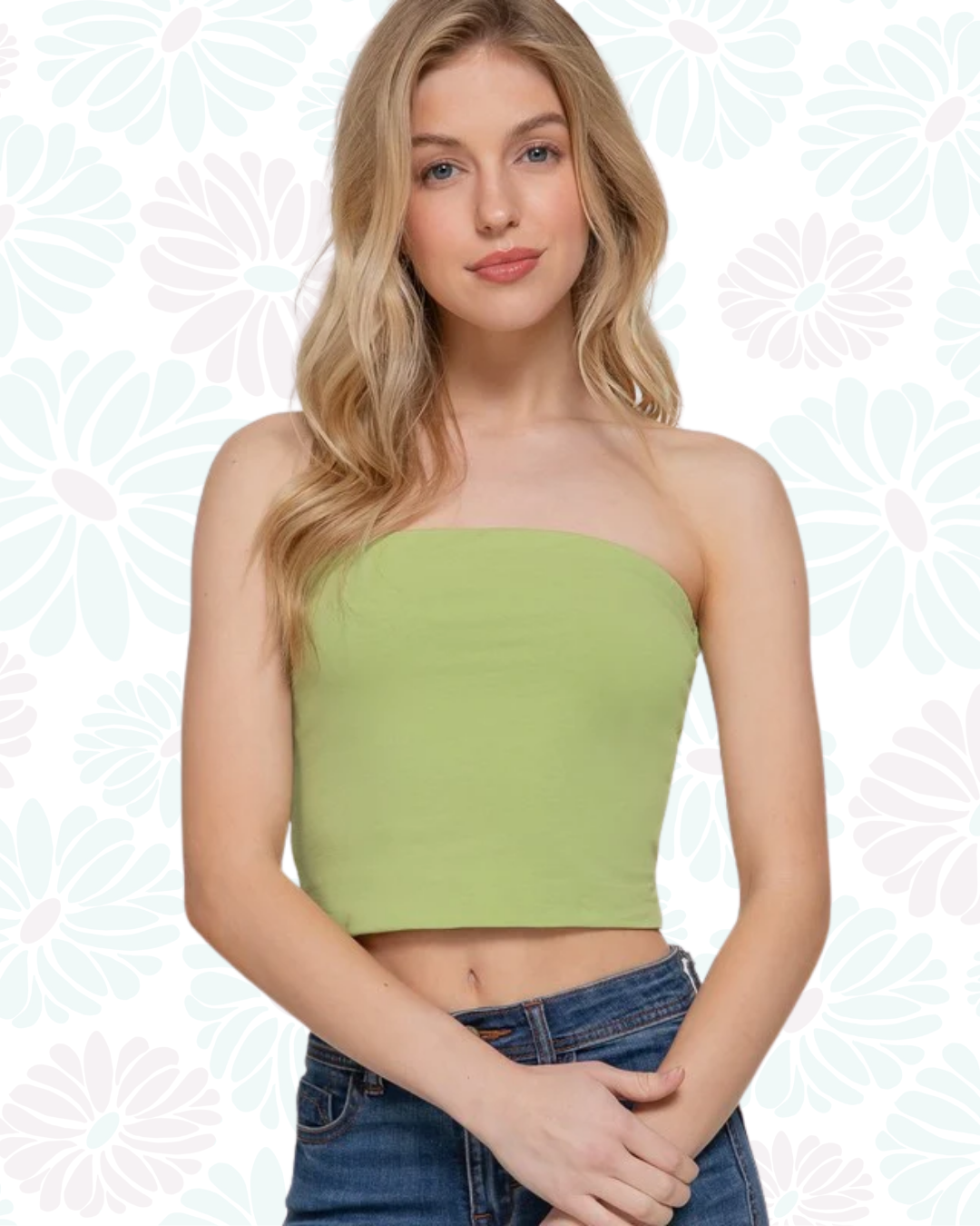Tube Top - Grape Green
