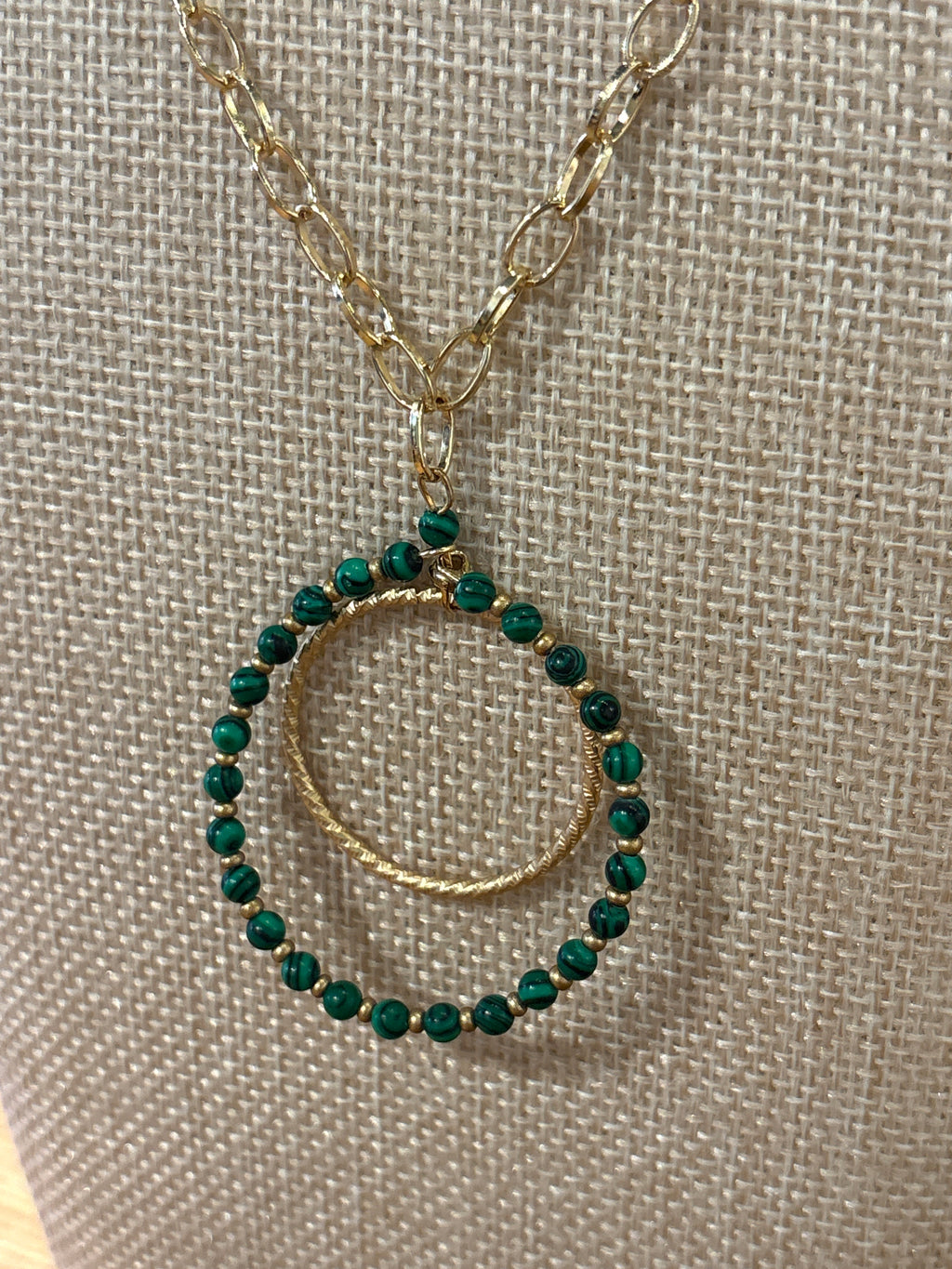 Green Grass Long Necklace