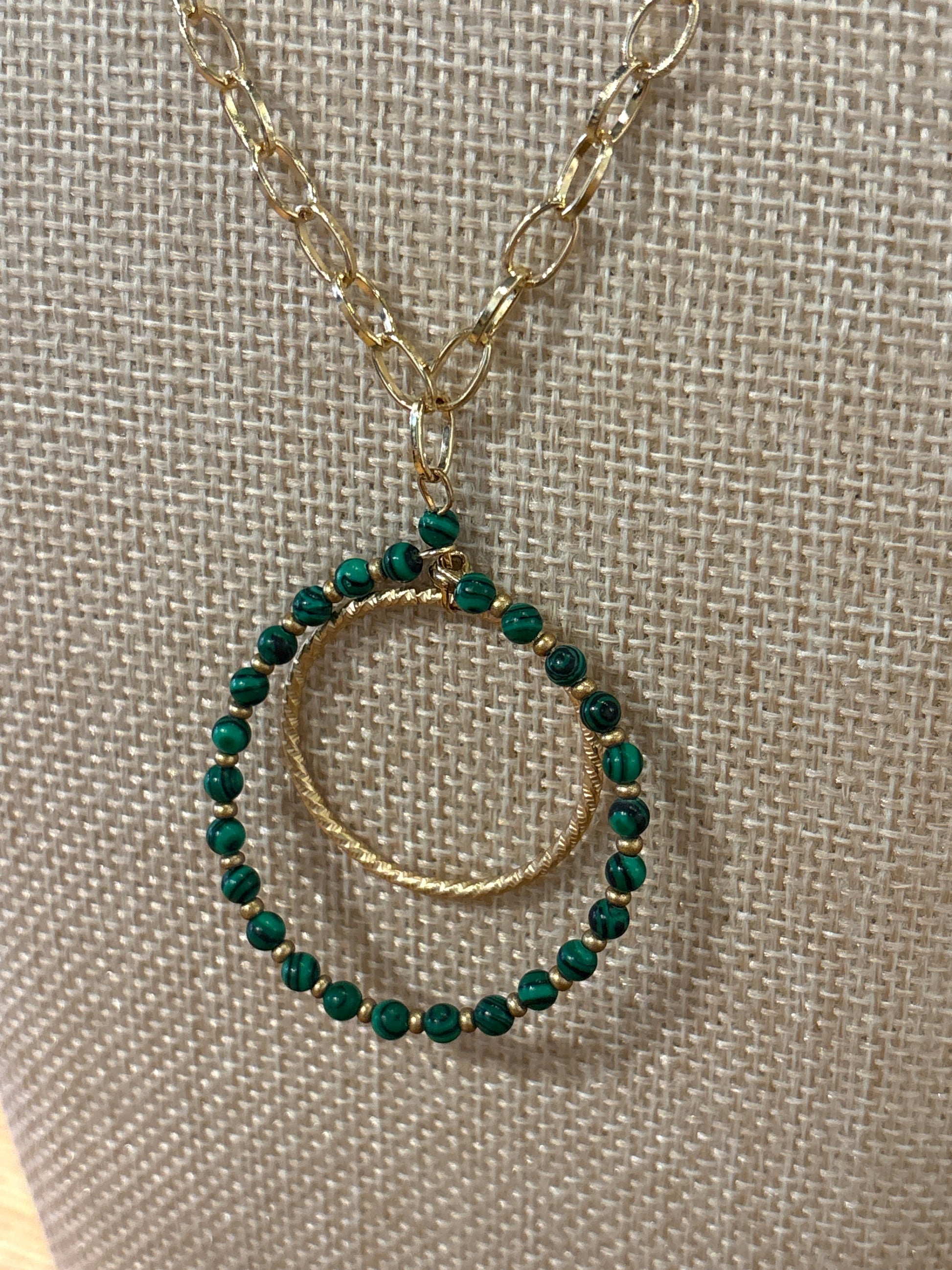 Green Grass Long Necklace