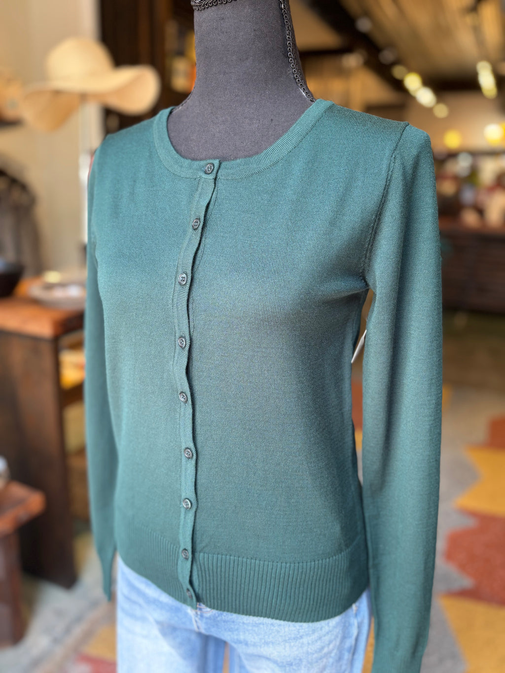 The Everyday Cardi - Evergreen