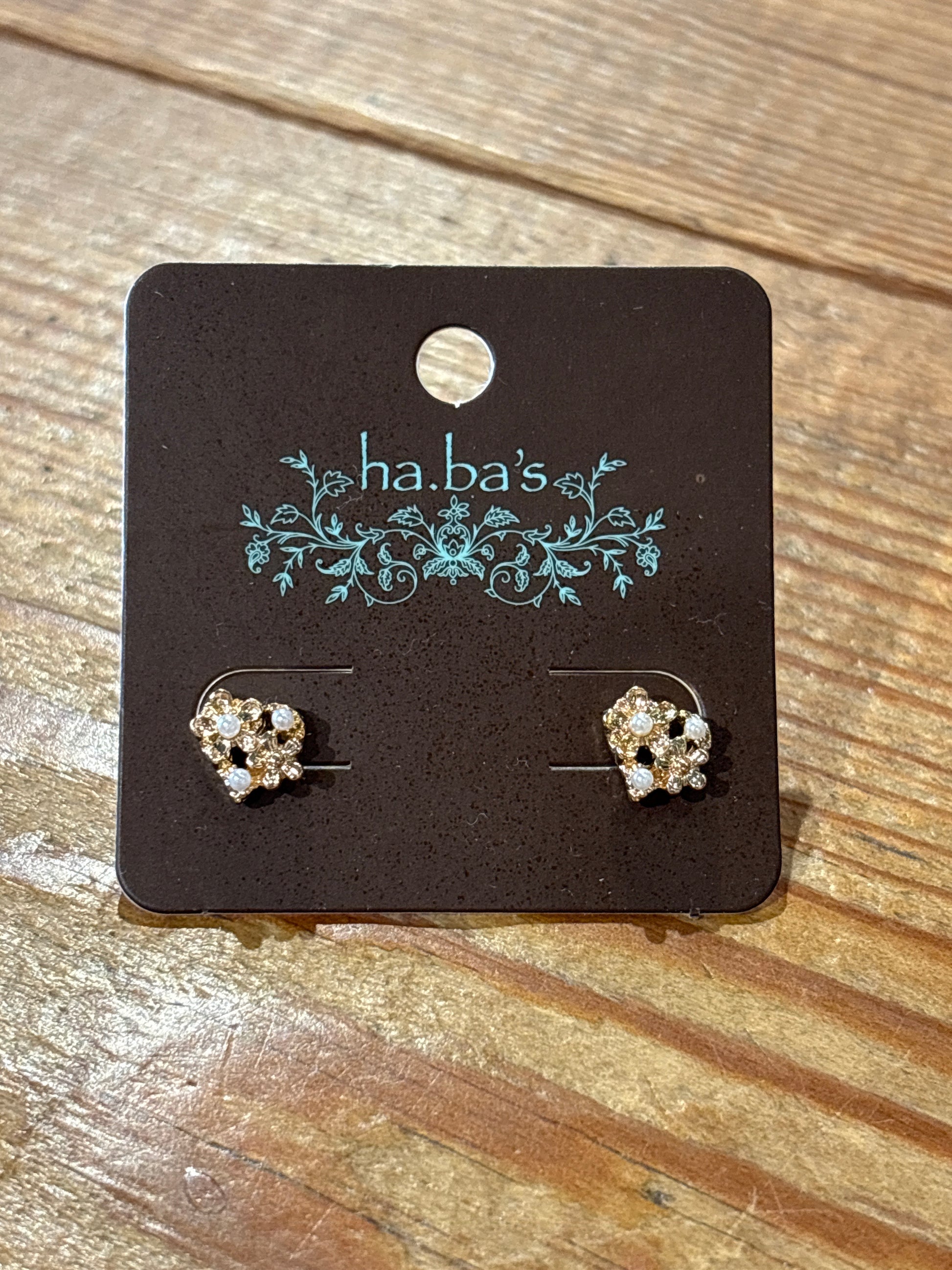 Filigree Pearl Studs