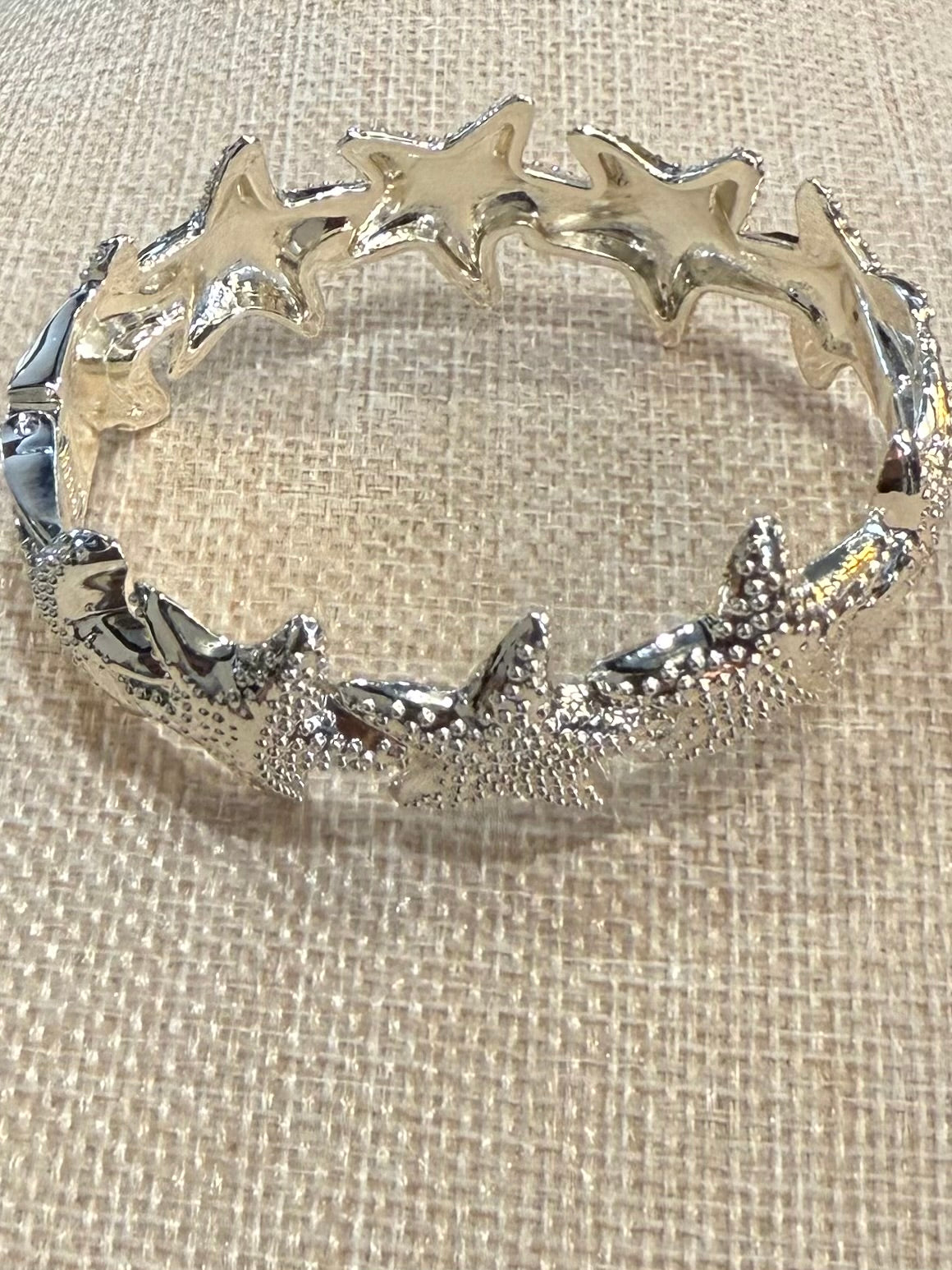 Silver Starfish Bracelet
