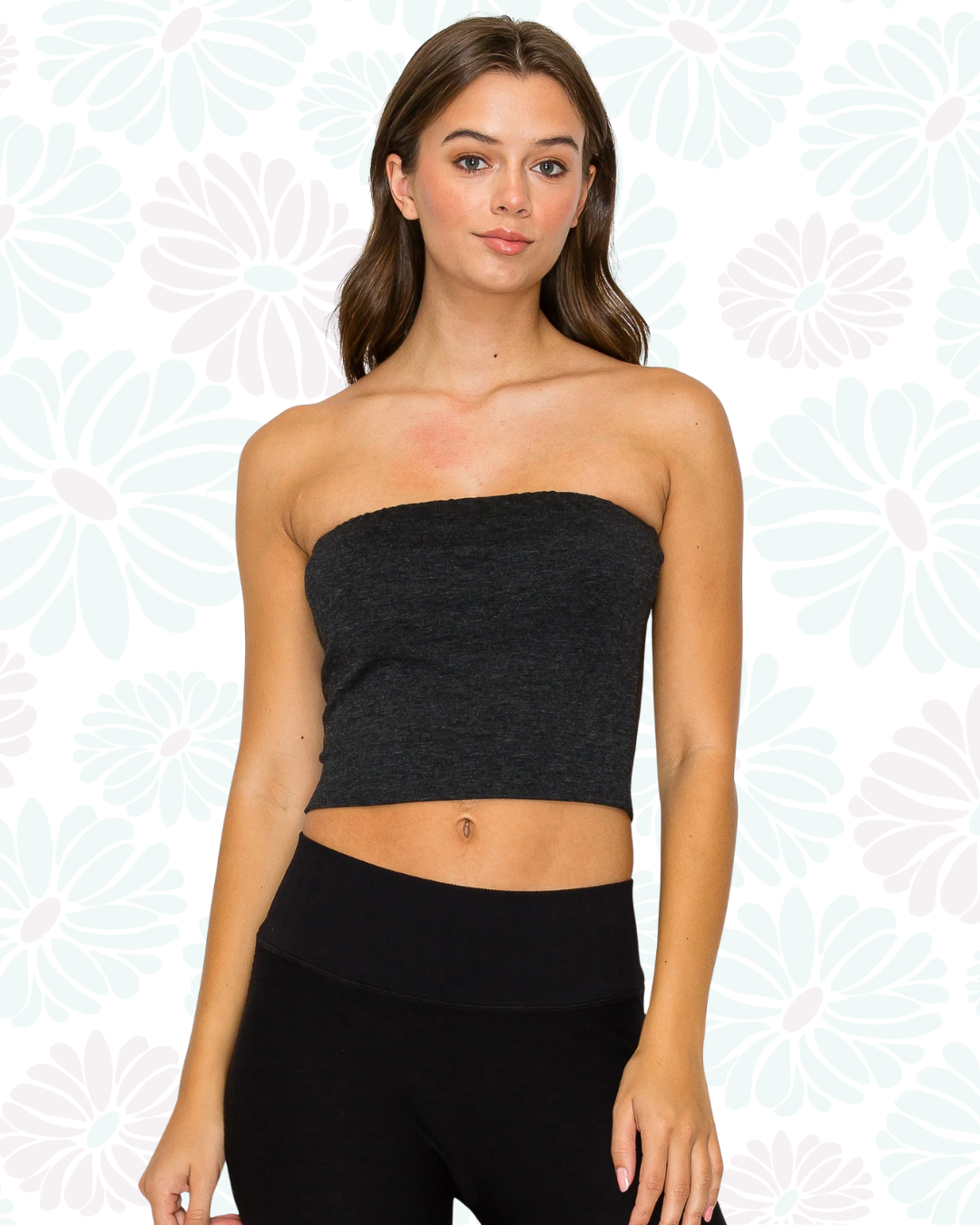 Tube Top -  Charcoal