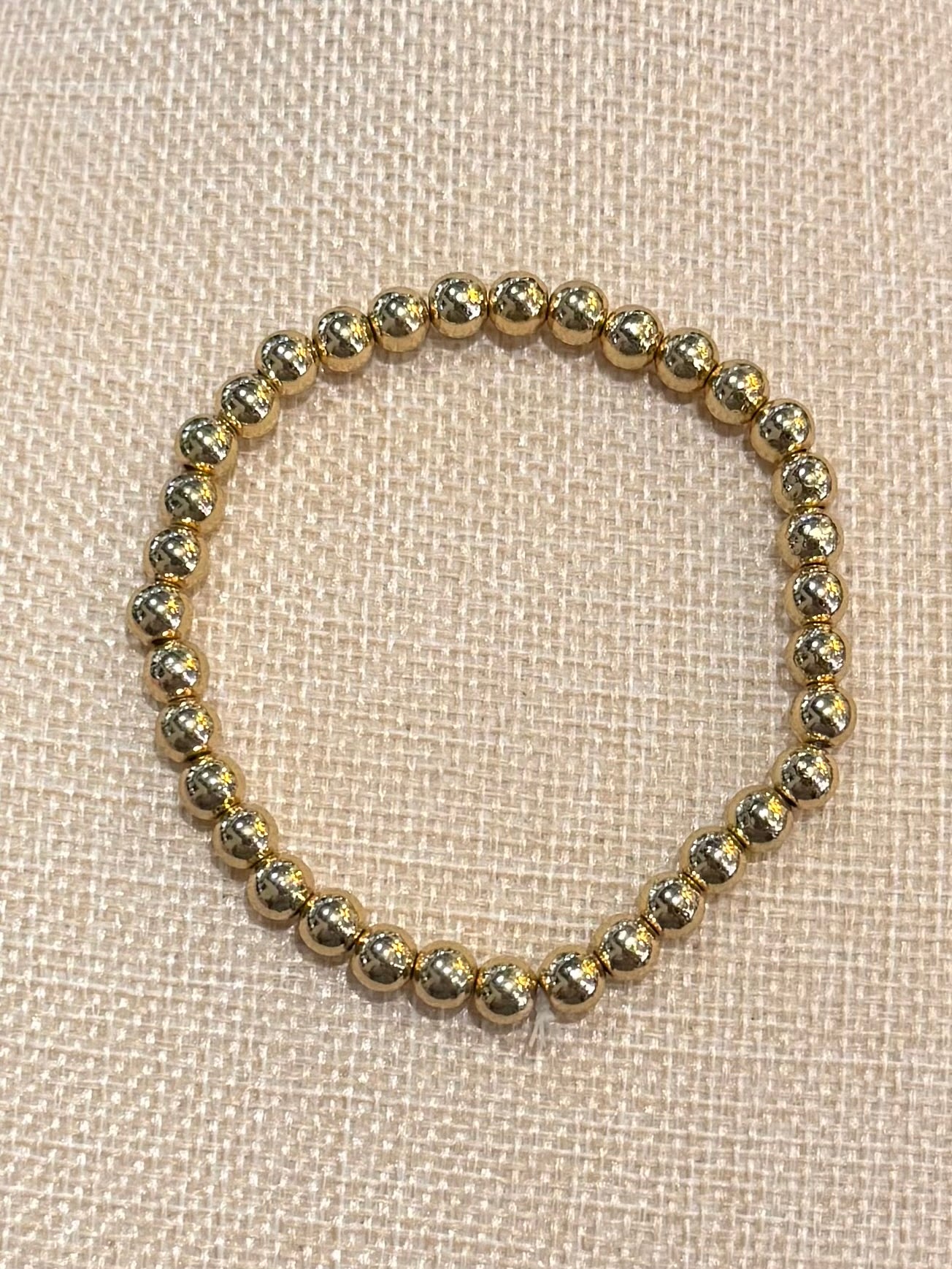 Classic Gold Ball Stretch Bracelet
