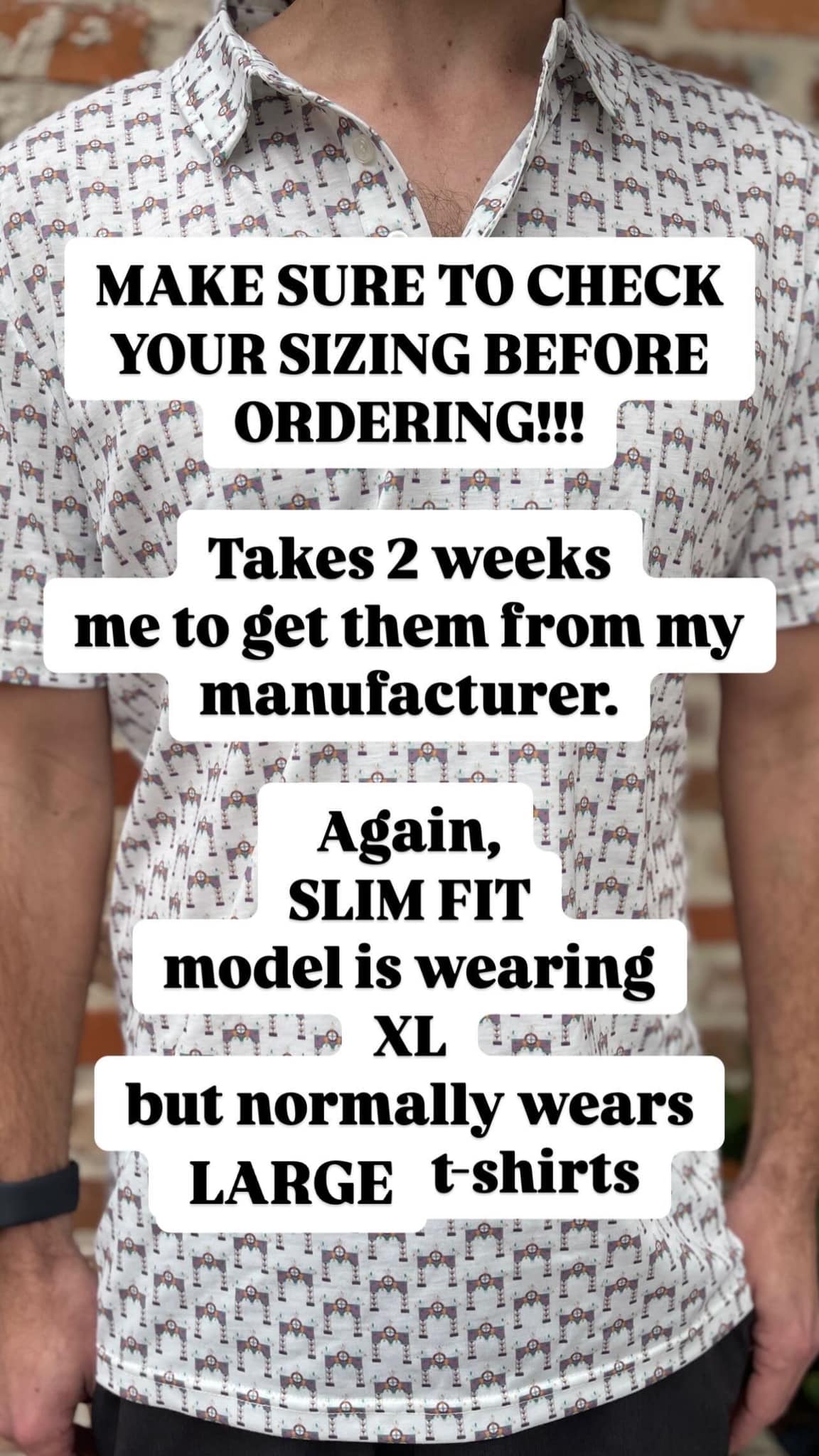 Slim Fit Original Galveston Arch Polo *Made to Order*