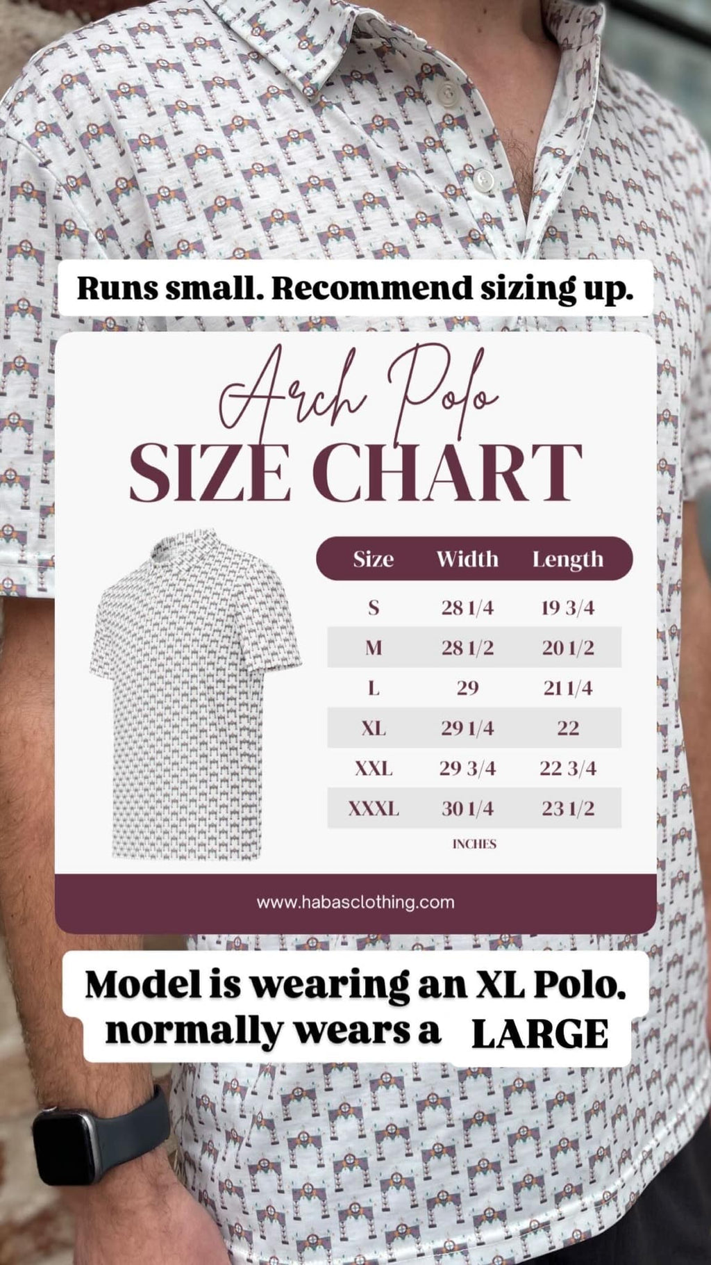 Slim Fit Original Galveston Arch Polo *Made to Order*