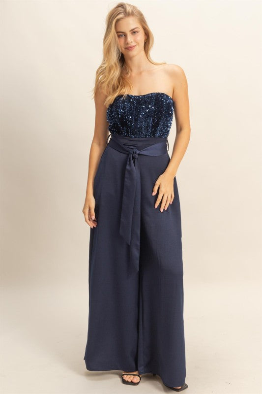 Lumina Jumpsuit - Navy