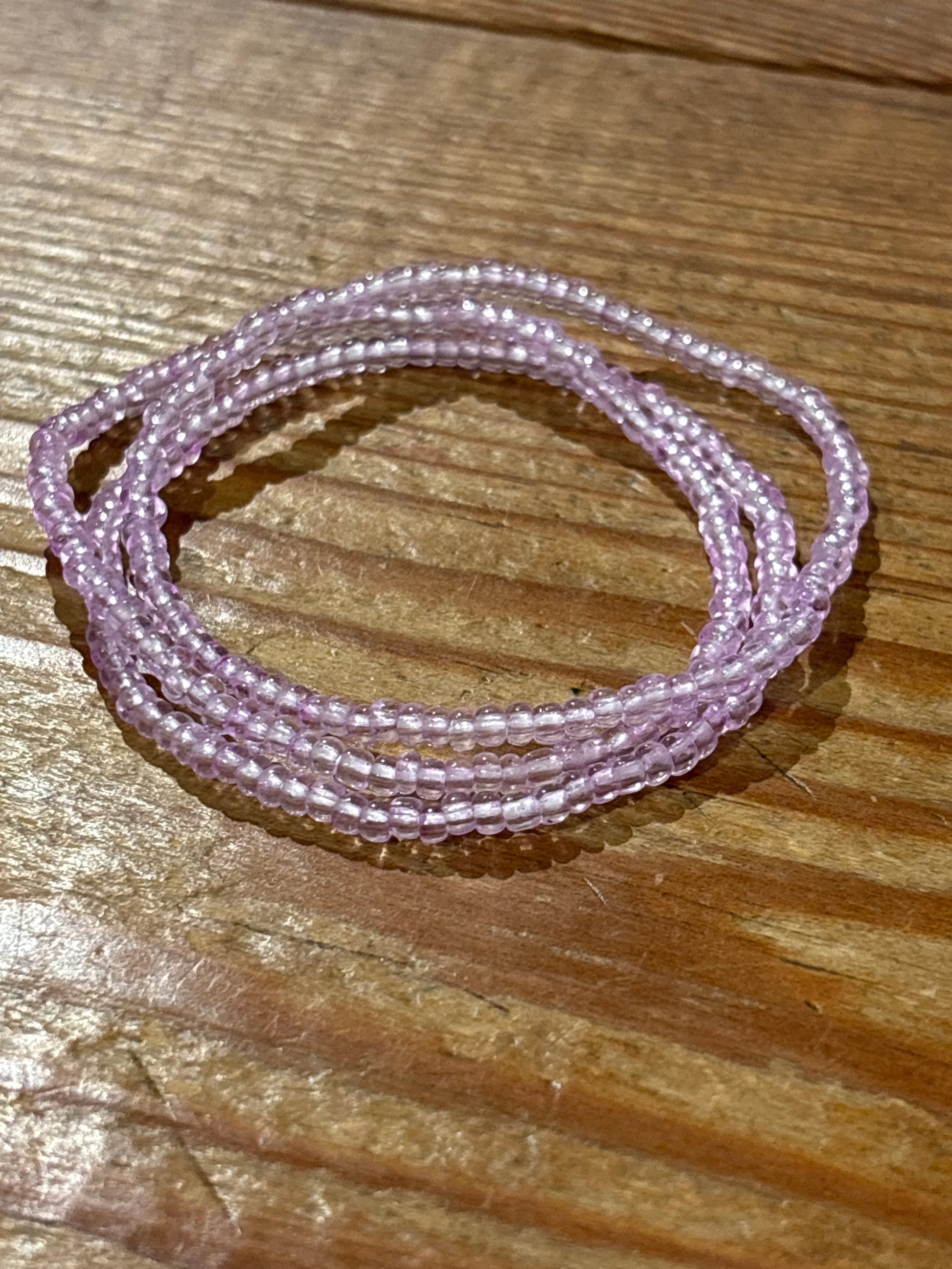 Set Seed Bead Bracelet - Lavender