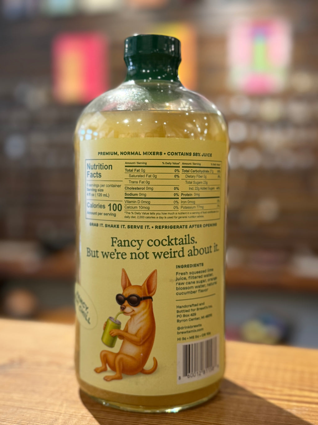 Cucumber Margarita | All-Natural - Cocktail Mixer 32oz