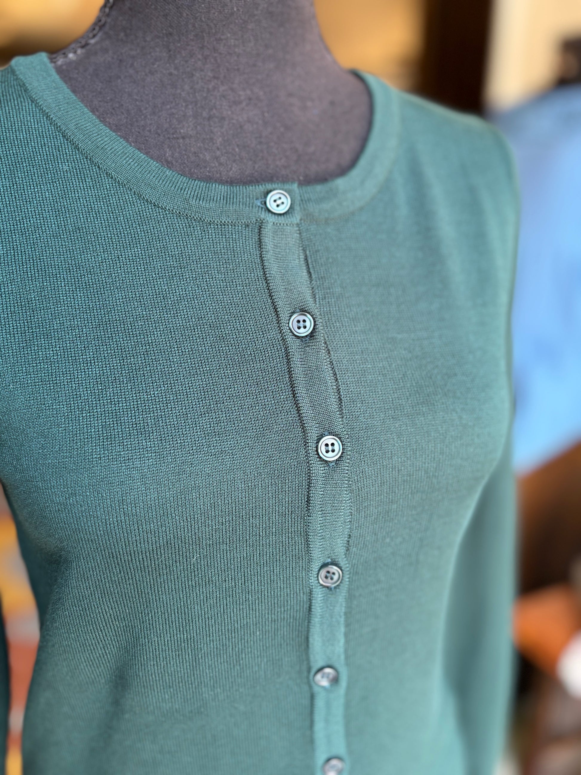 The Everyday Cardi - Evergreen