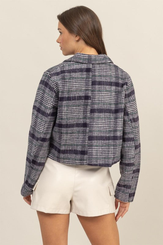 Heritage Plaid Jacket - Navy