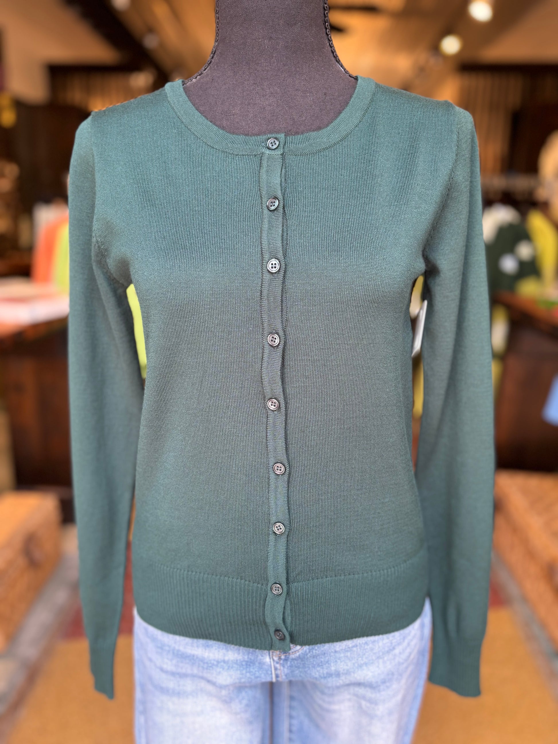 The Everyday Cardi - Evergreen
