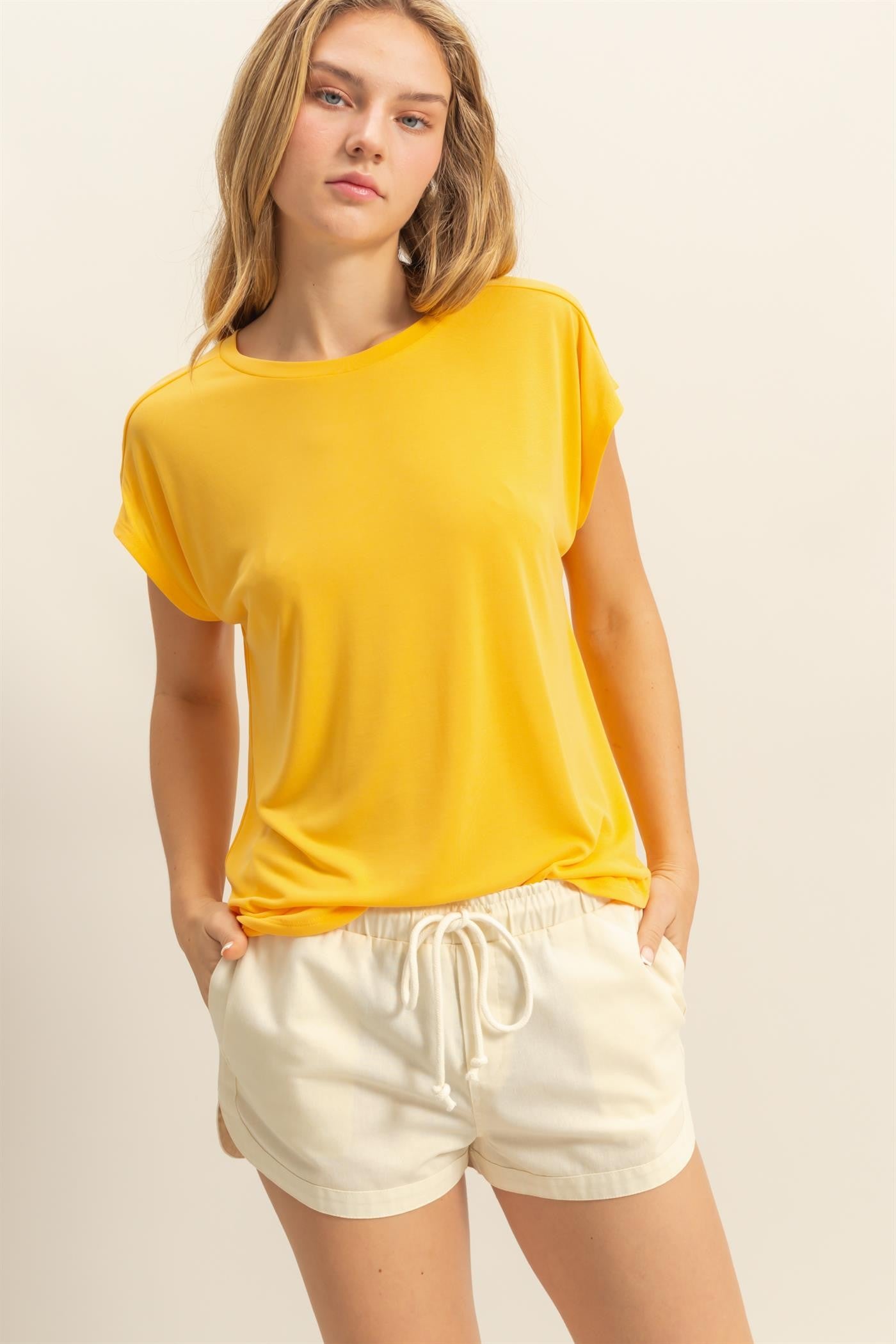 Dolman Short - Sunflower
