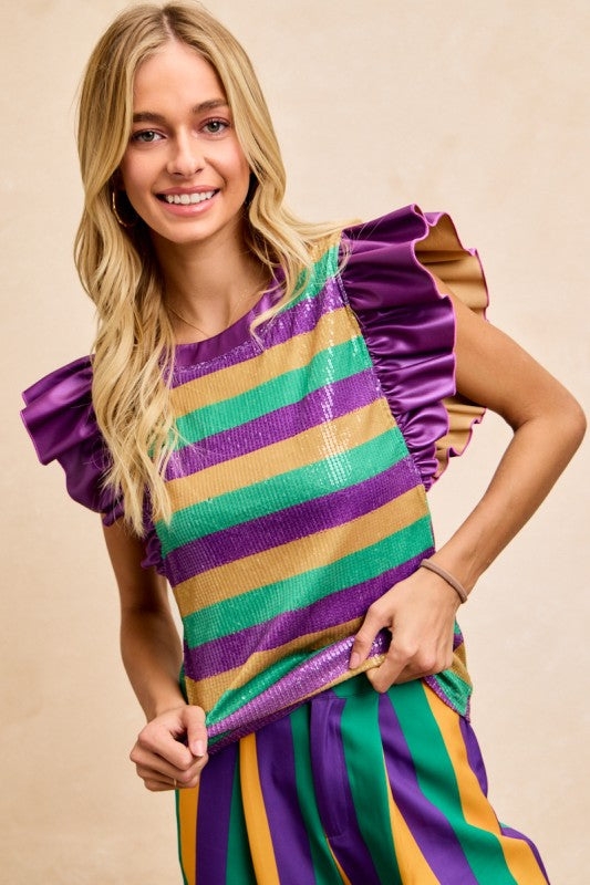 On The Route Ruffle Top *PRE-ORDER*