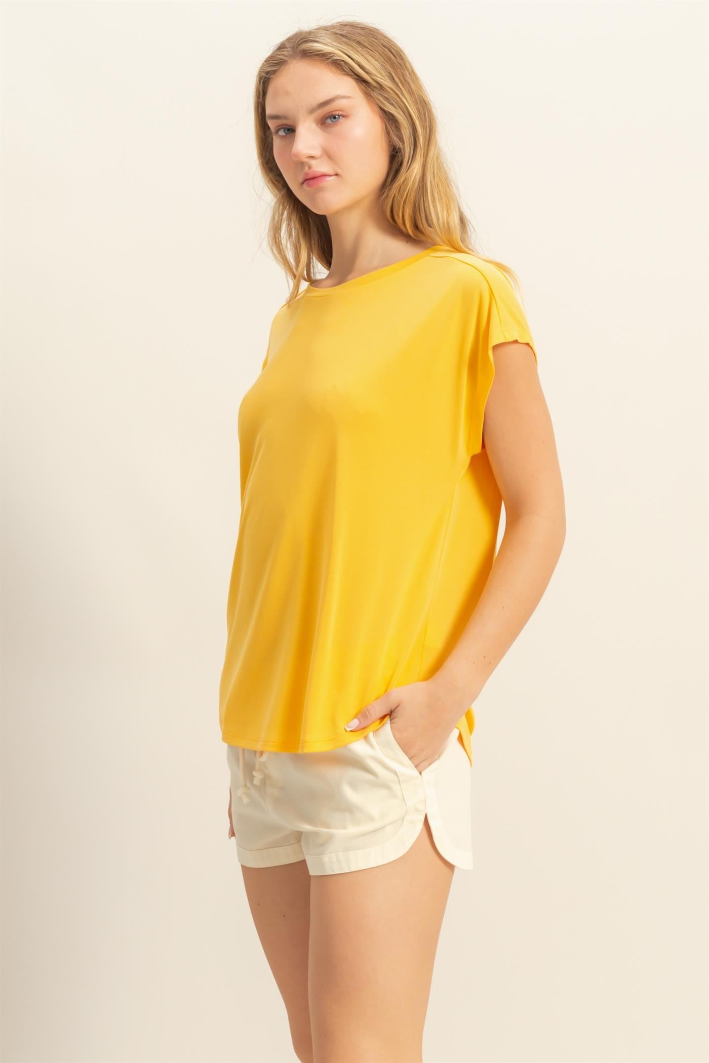 Dolman Short - Sunflower