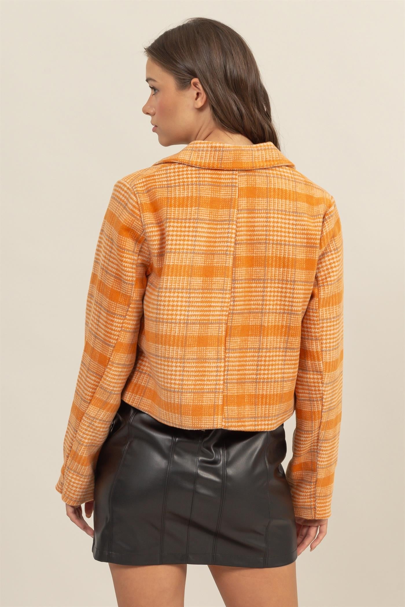 Heritage Plaid Jacket - Orange