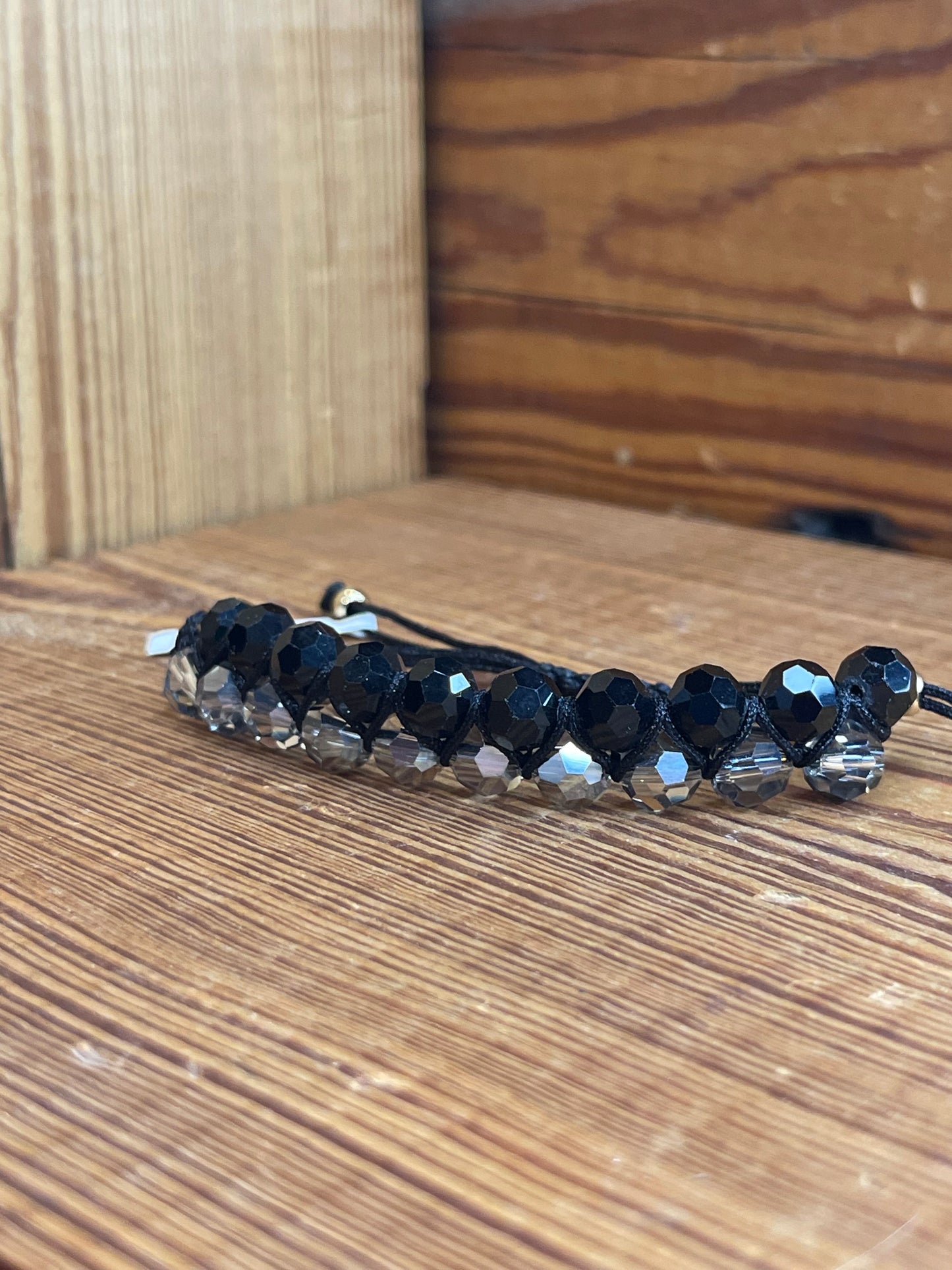 Black Shimmer Bracelet
