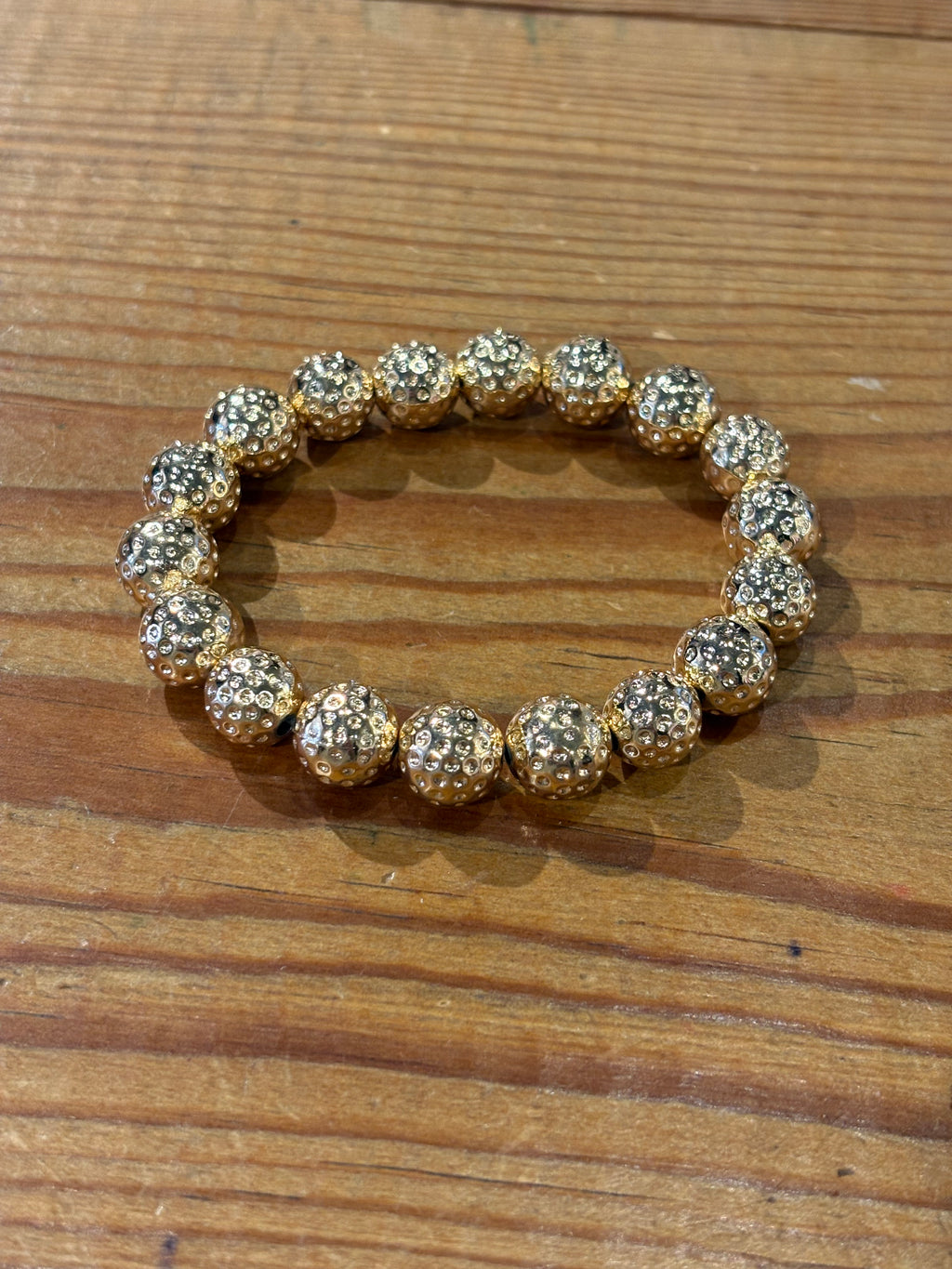 Hammered Ball Bracelet - Small