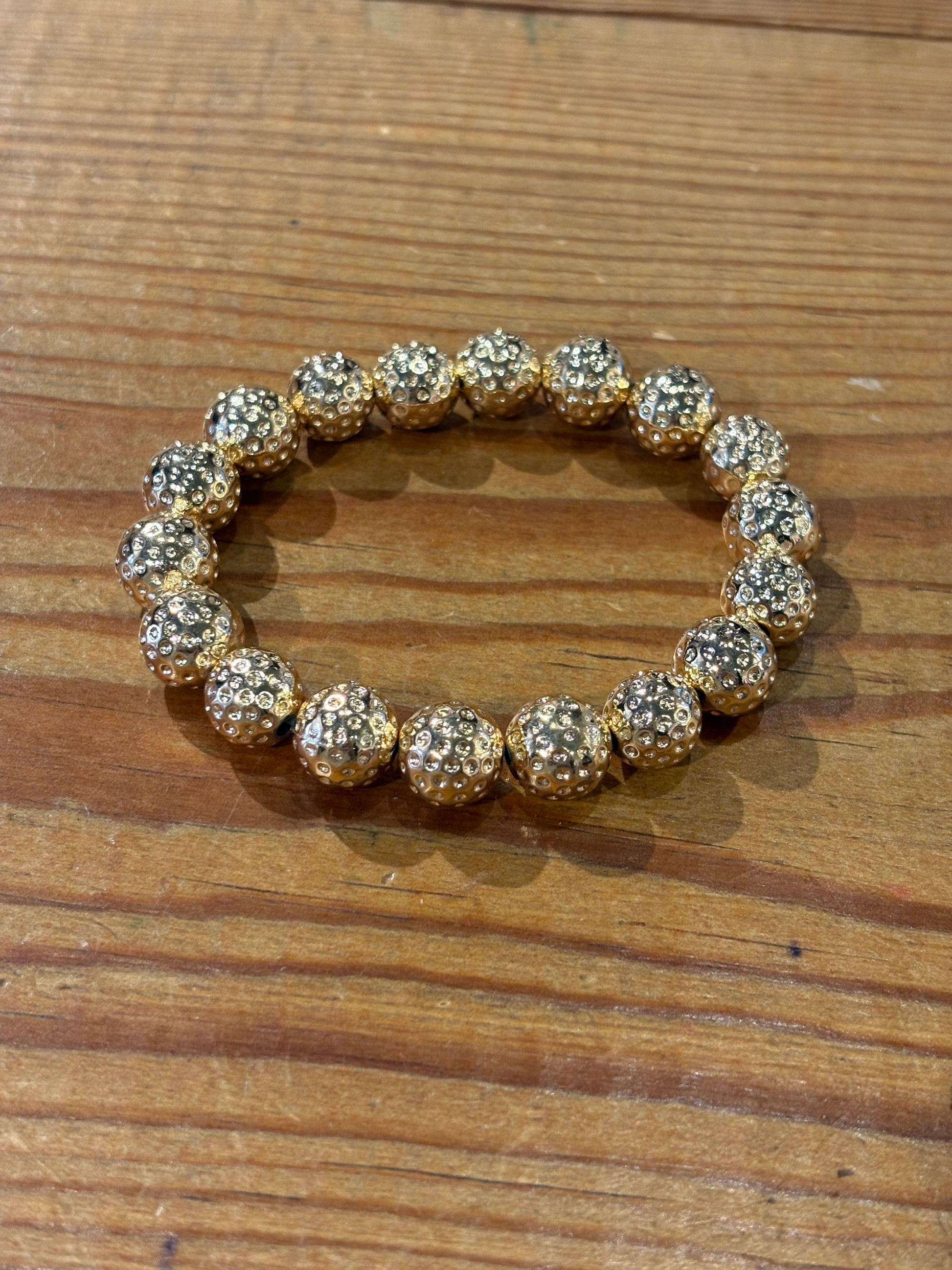 Hammered Ball Bracelet - Small