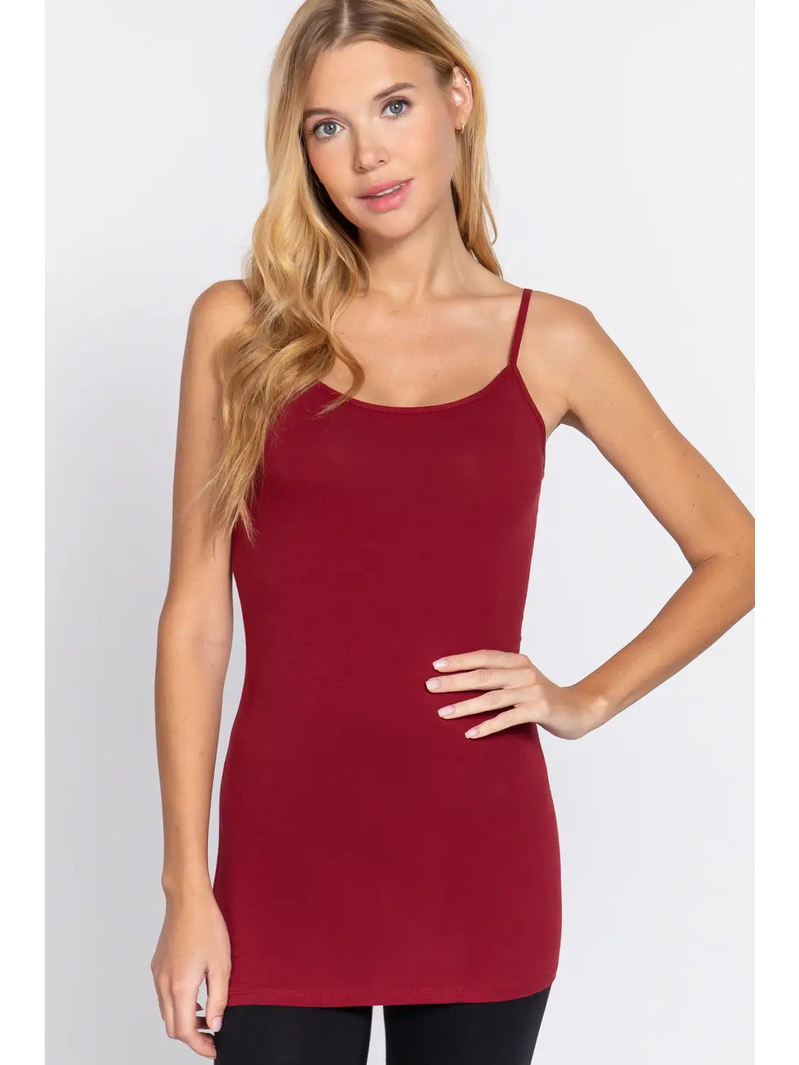 Tunic Bra Cami - Burgundy