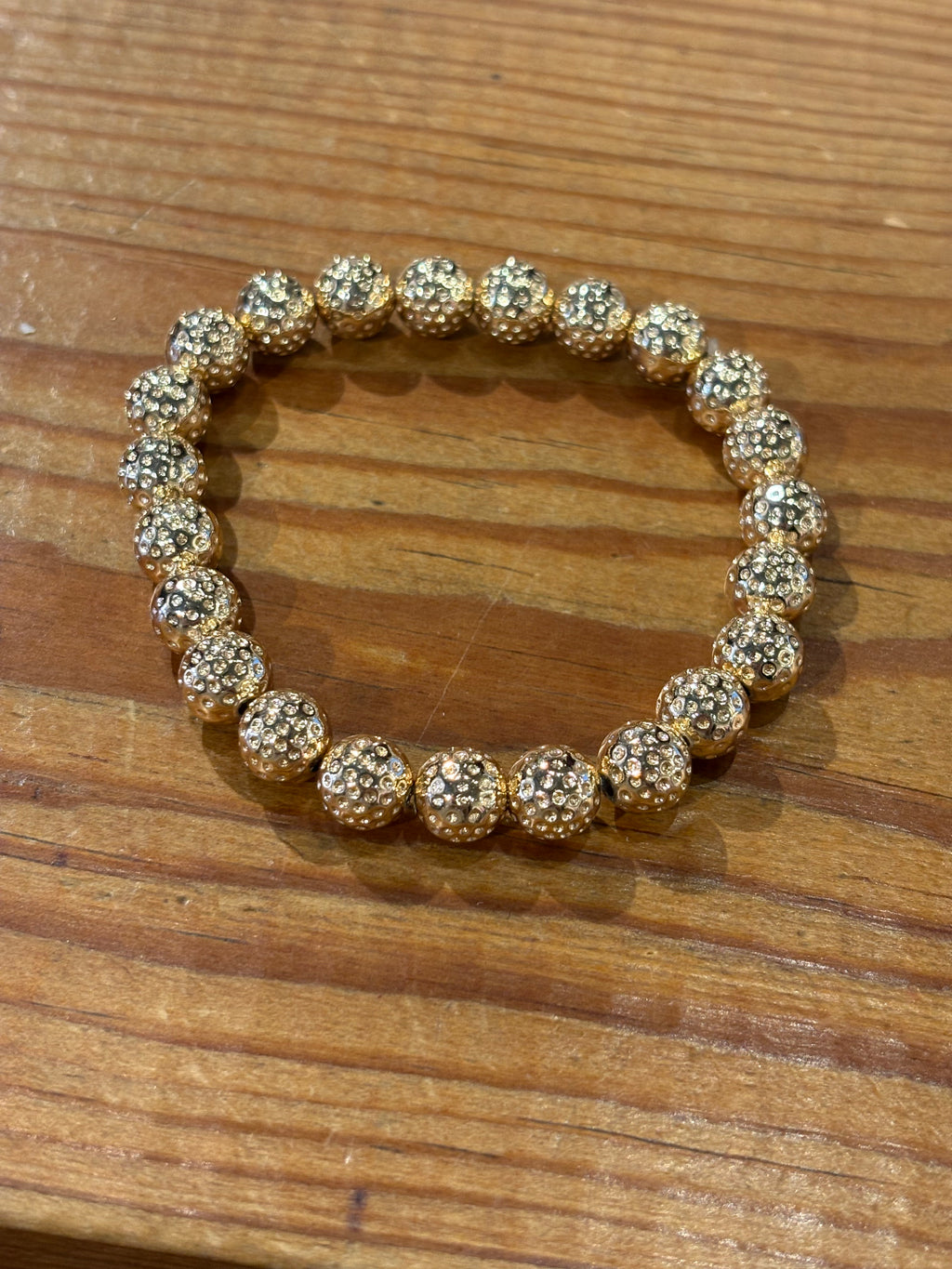 Hammered Ball Bracelet - Small