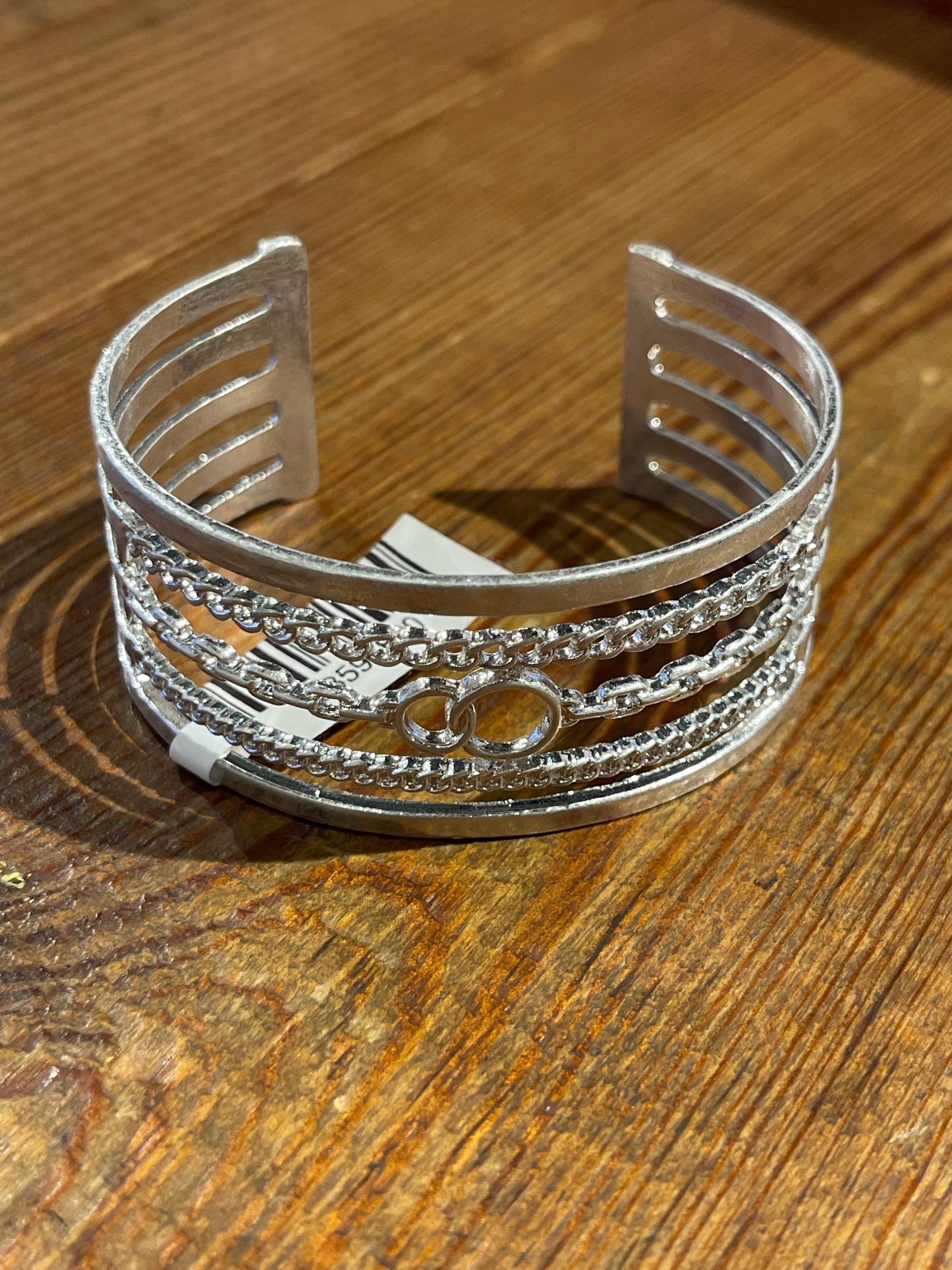 Chain Cuff - Silver