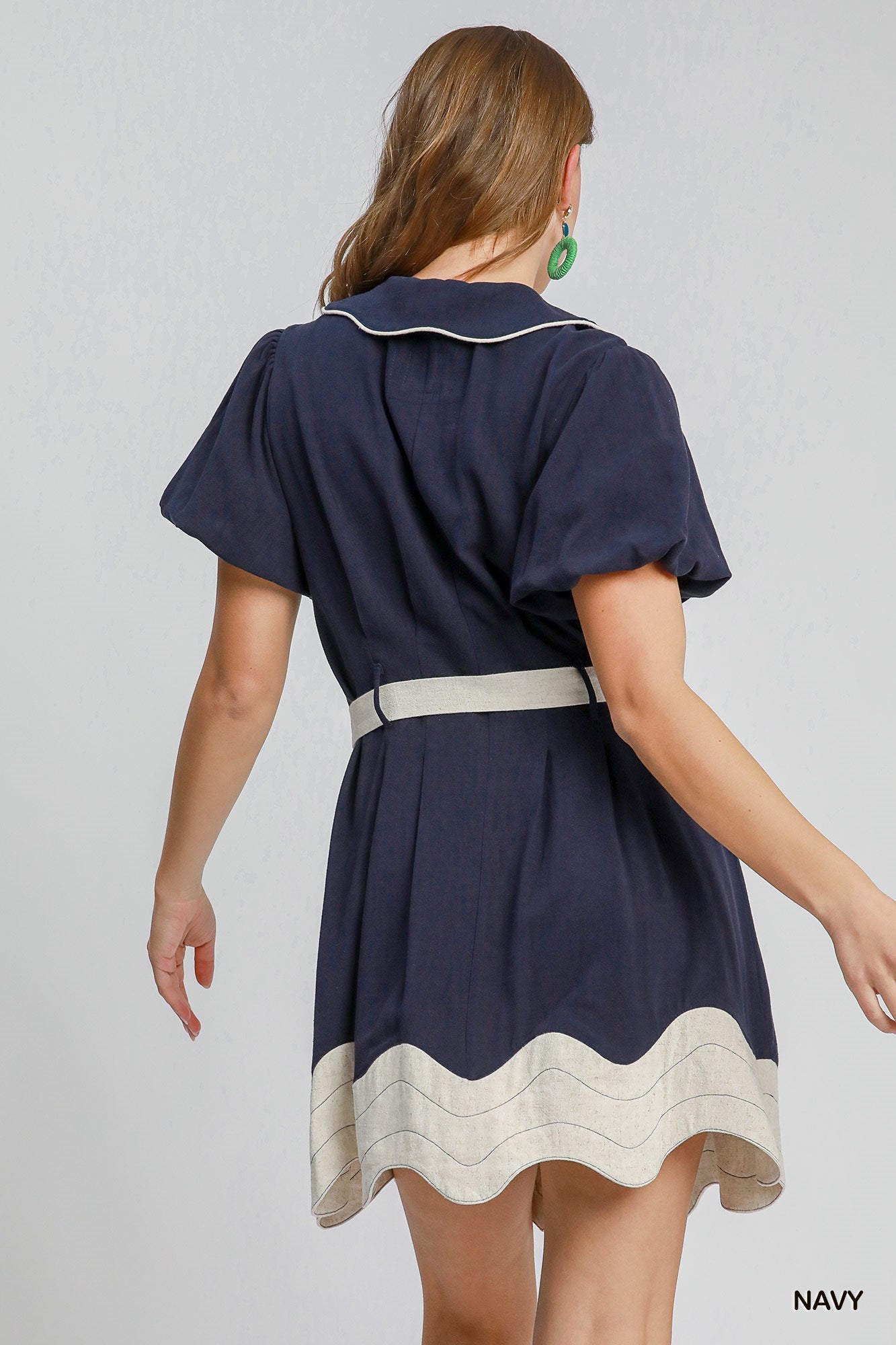 The Penelope Mini Dress - Navy