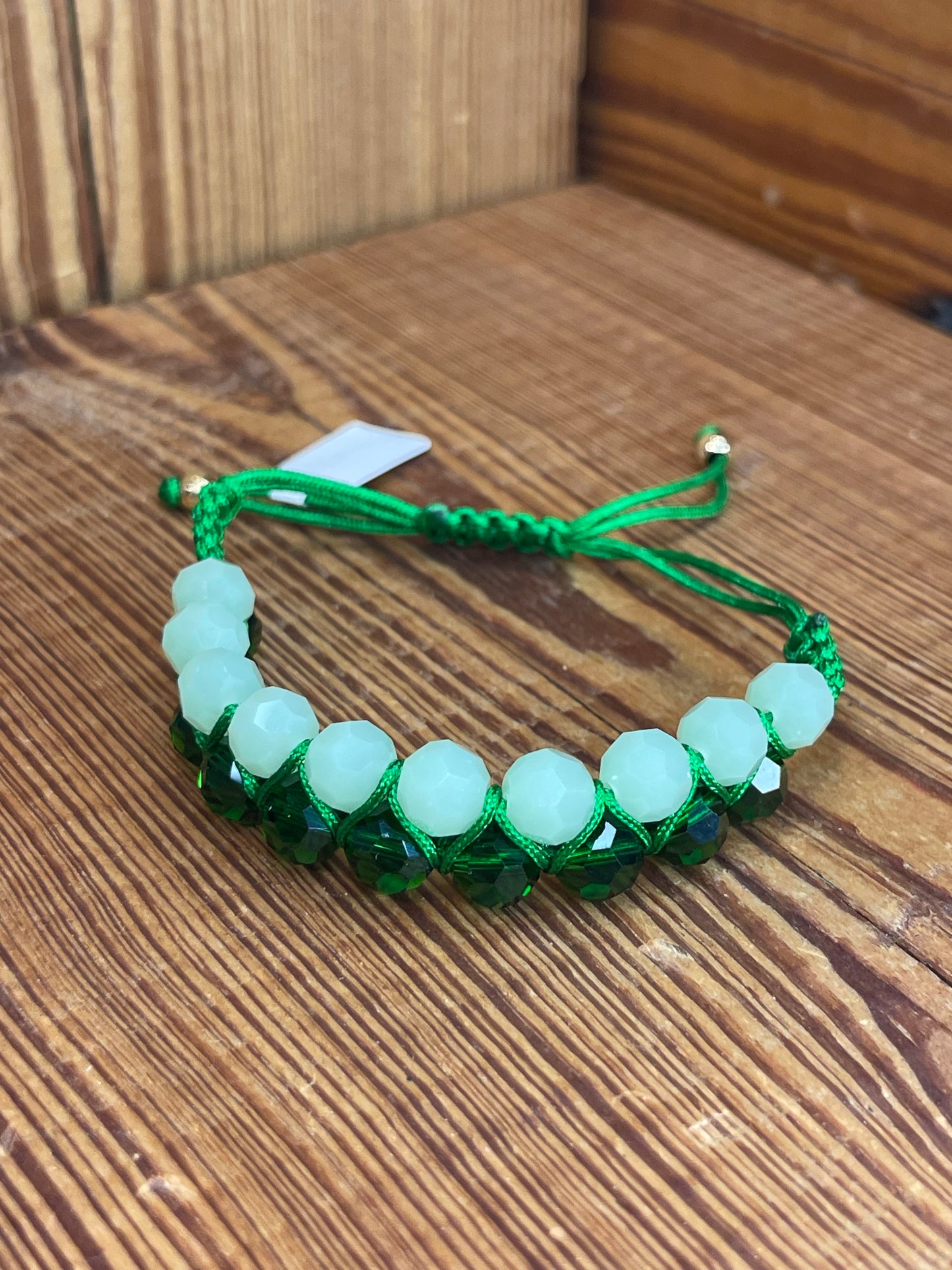 Green Shimmer Bracelet