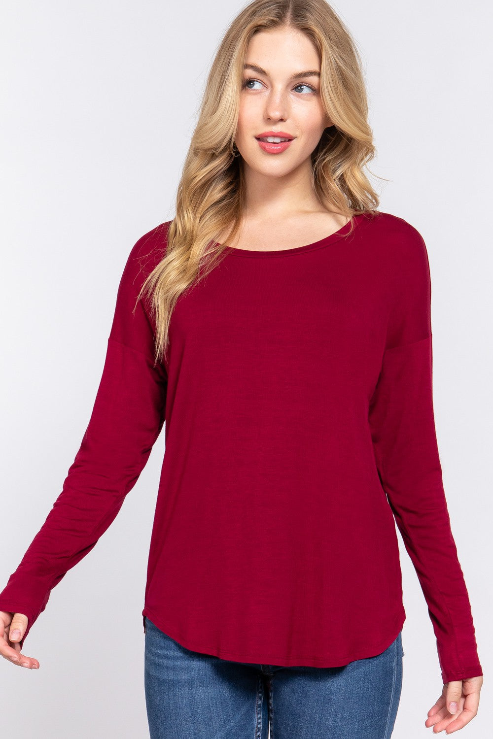 Basic Long Scoop - Red