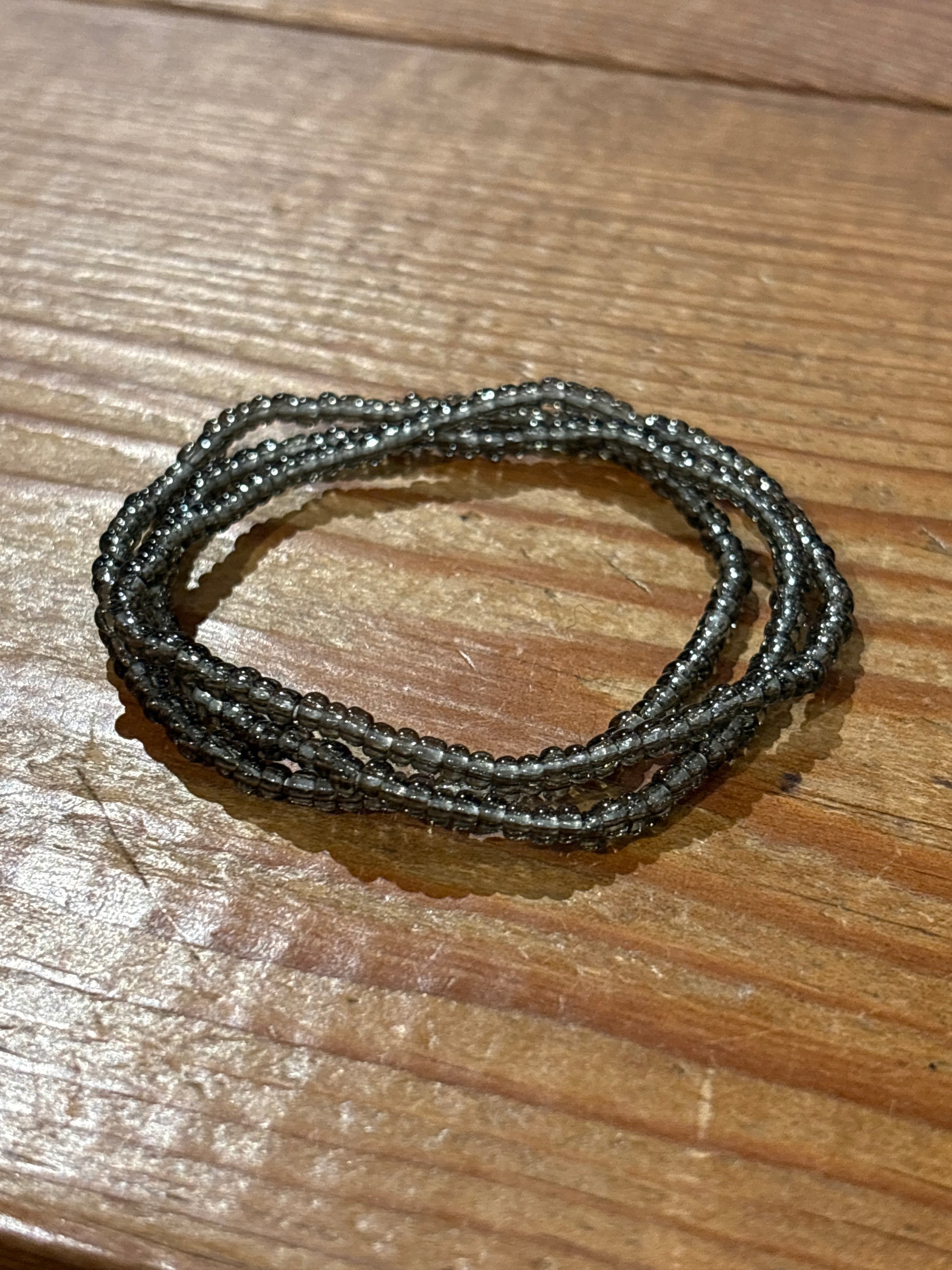 Set Seed Bead Bracelet - Grey