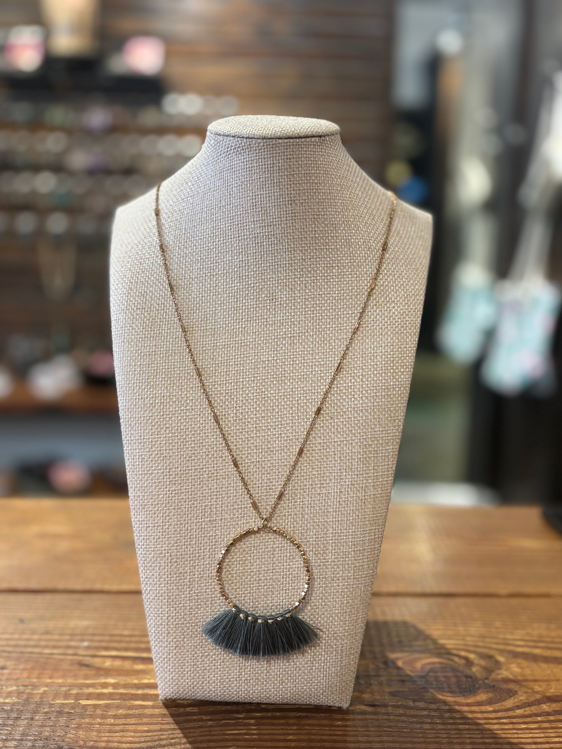 Dark Blue Babe Necklace