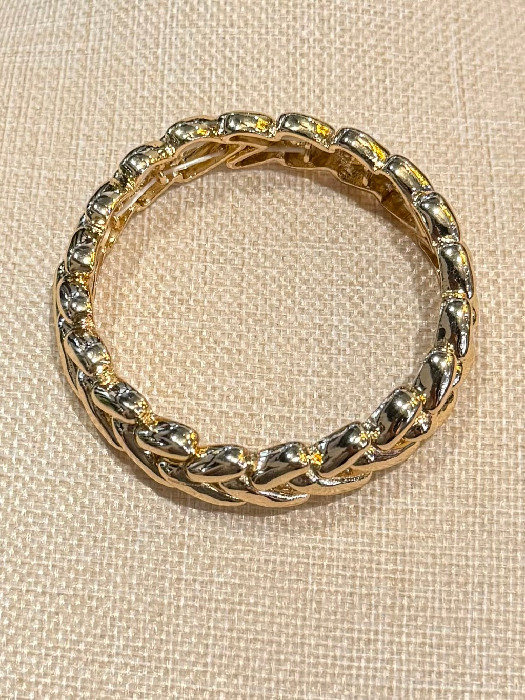 Braided Chucky Gold Bracelet