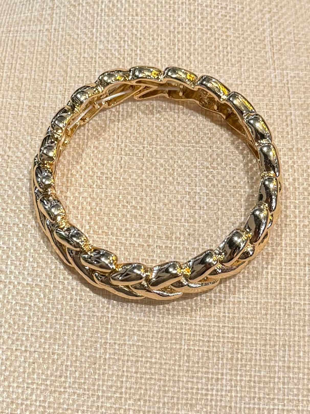 Braided Chucky Gold Bracelet