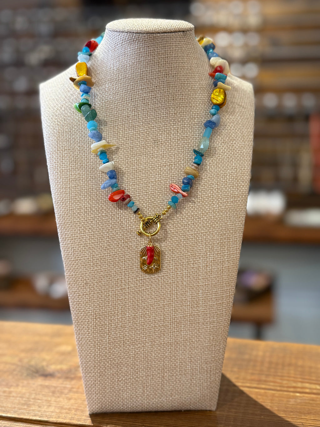Gemini Necklace - Galaxy Colors