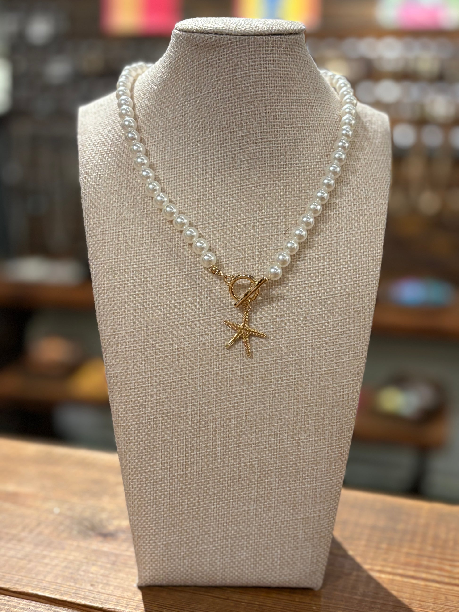 Starfish Medallion Necklace