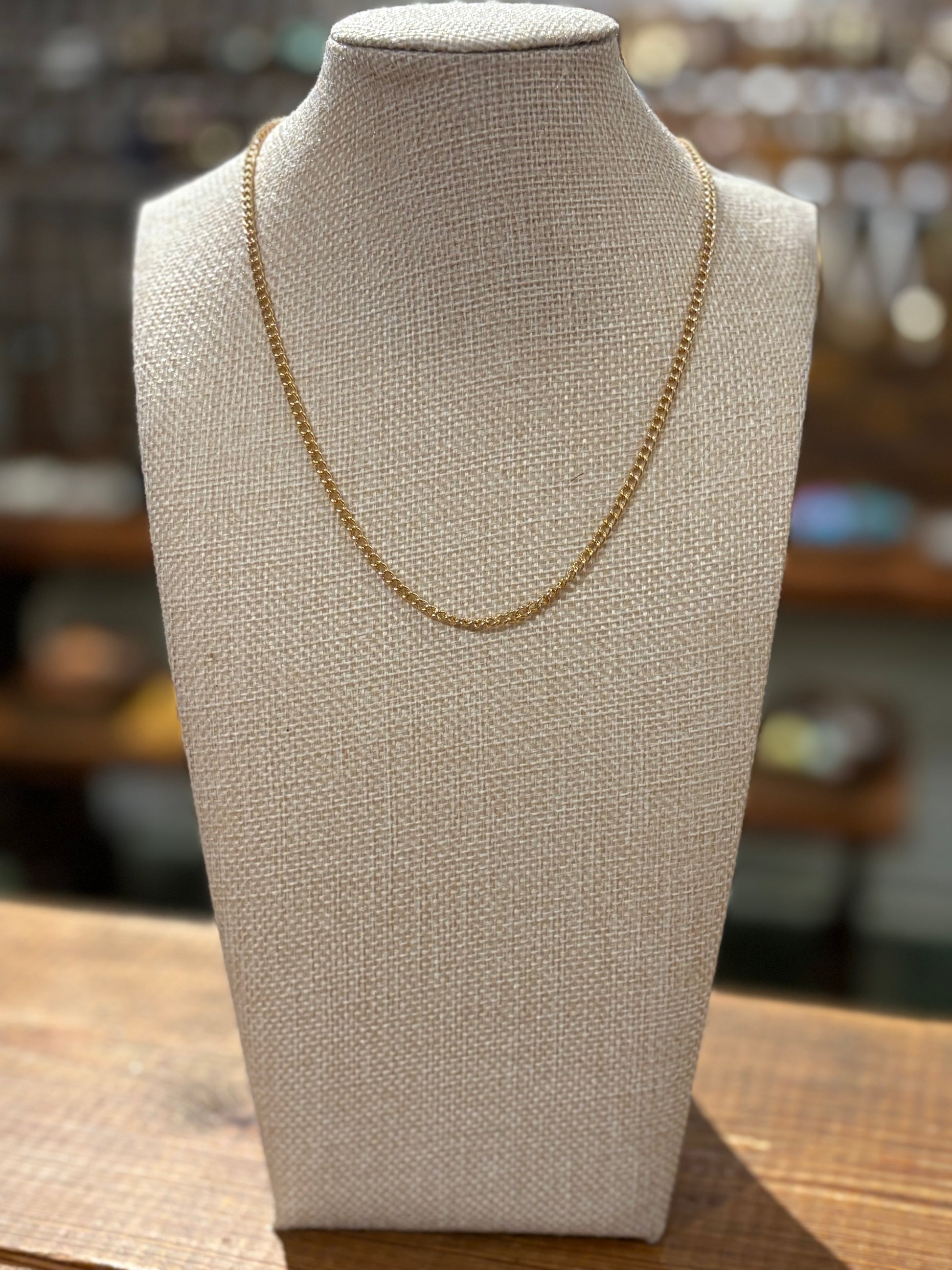 Simple Layering Gold Necklace