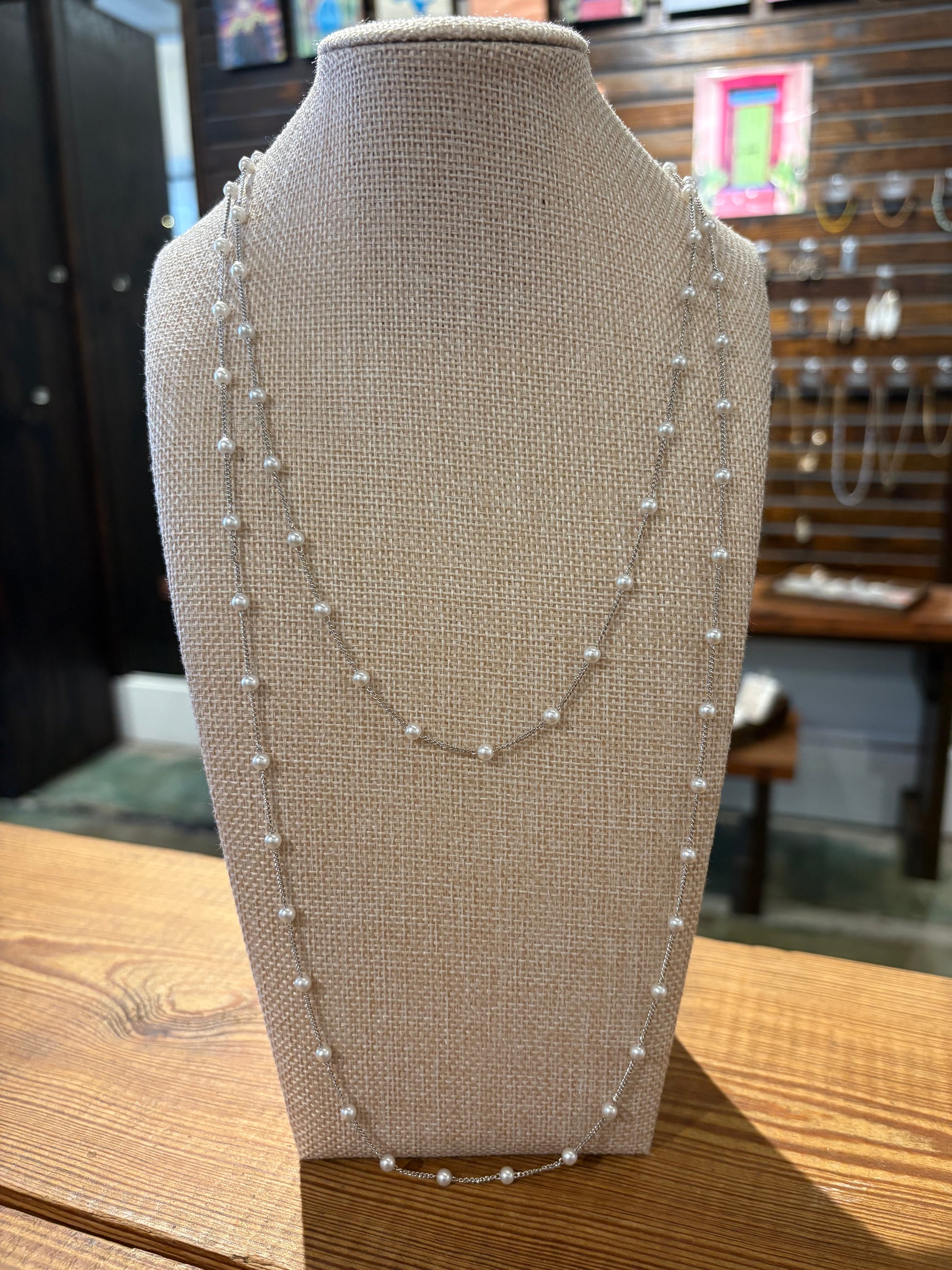 Silver Wrapped Necklace