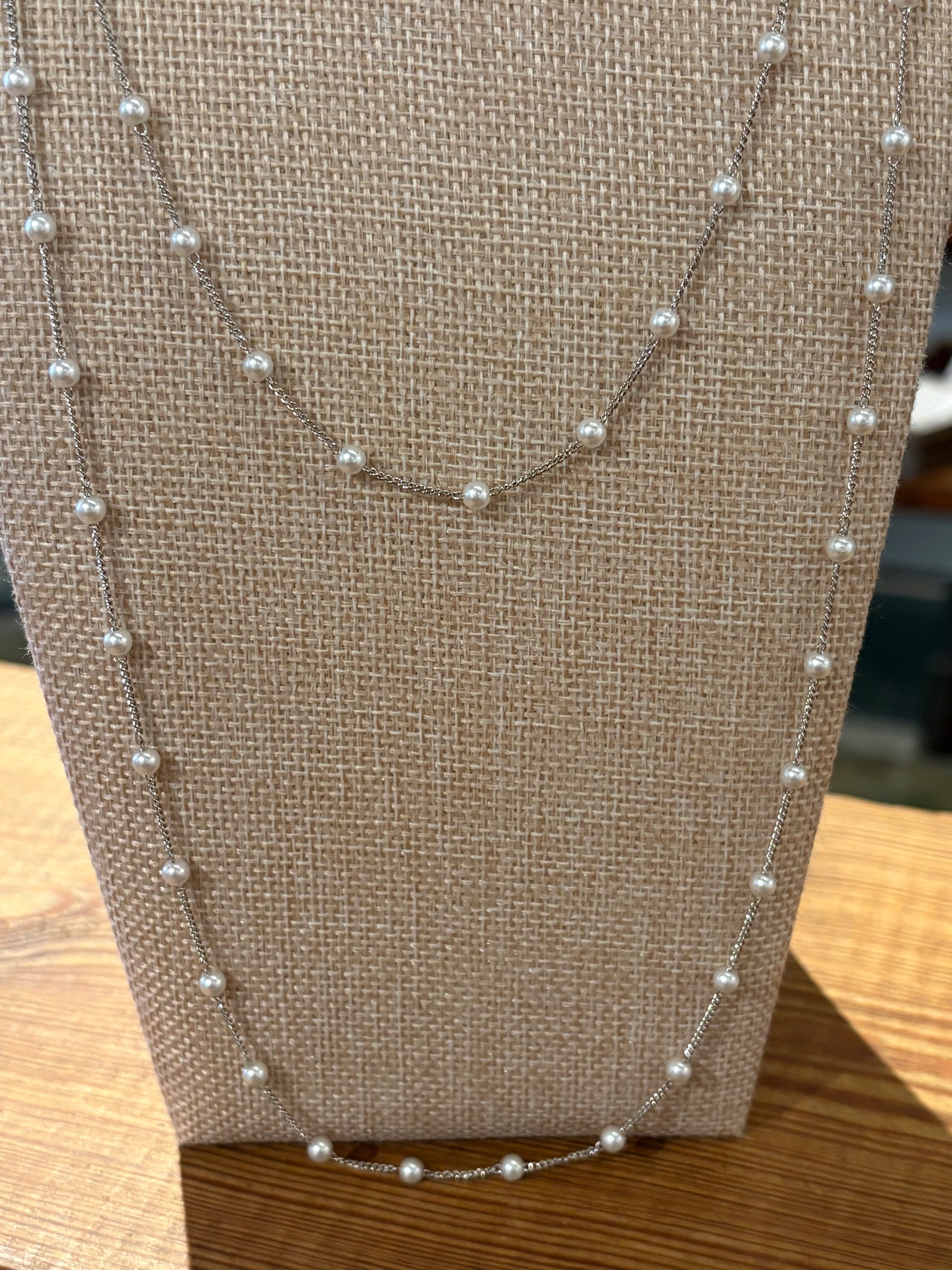 Silver Wrapped Necklace