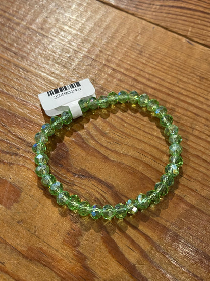 Clear Beaded Bracelet