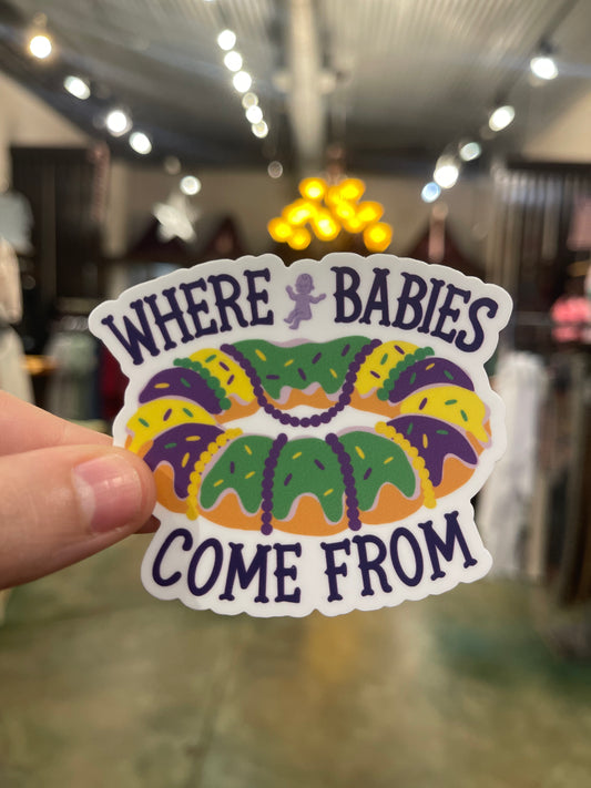 Where Babies Come From Sticker