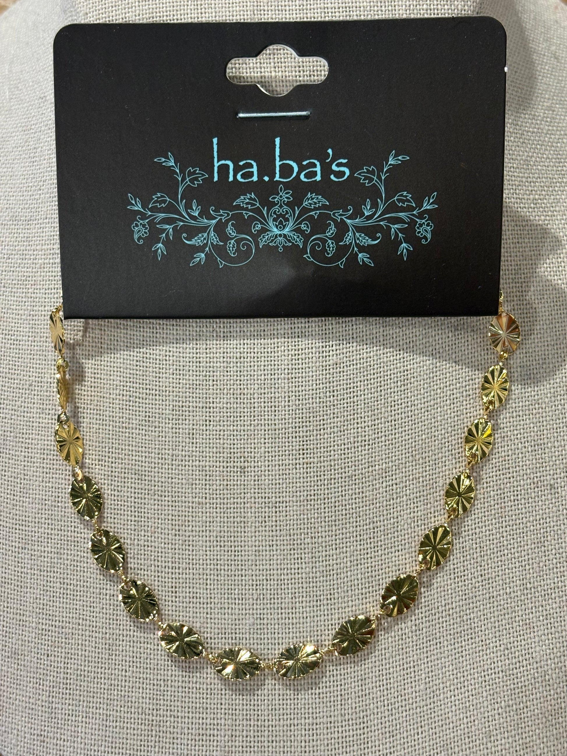 Golden Flake Anklet