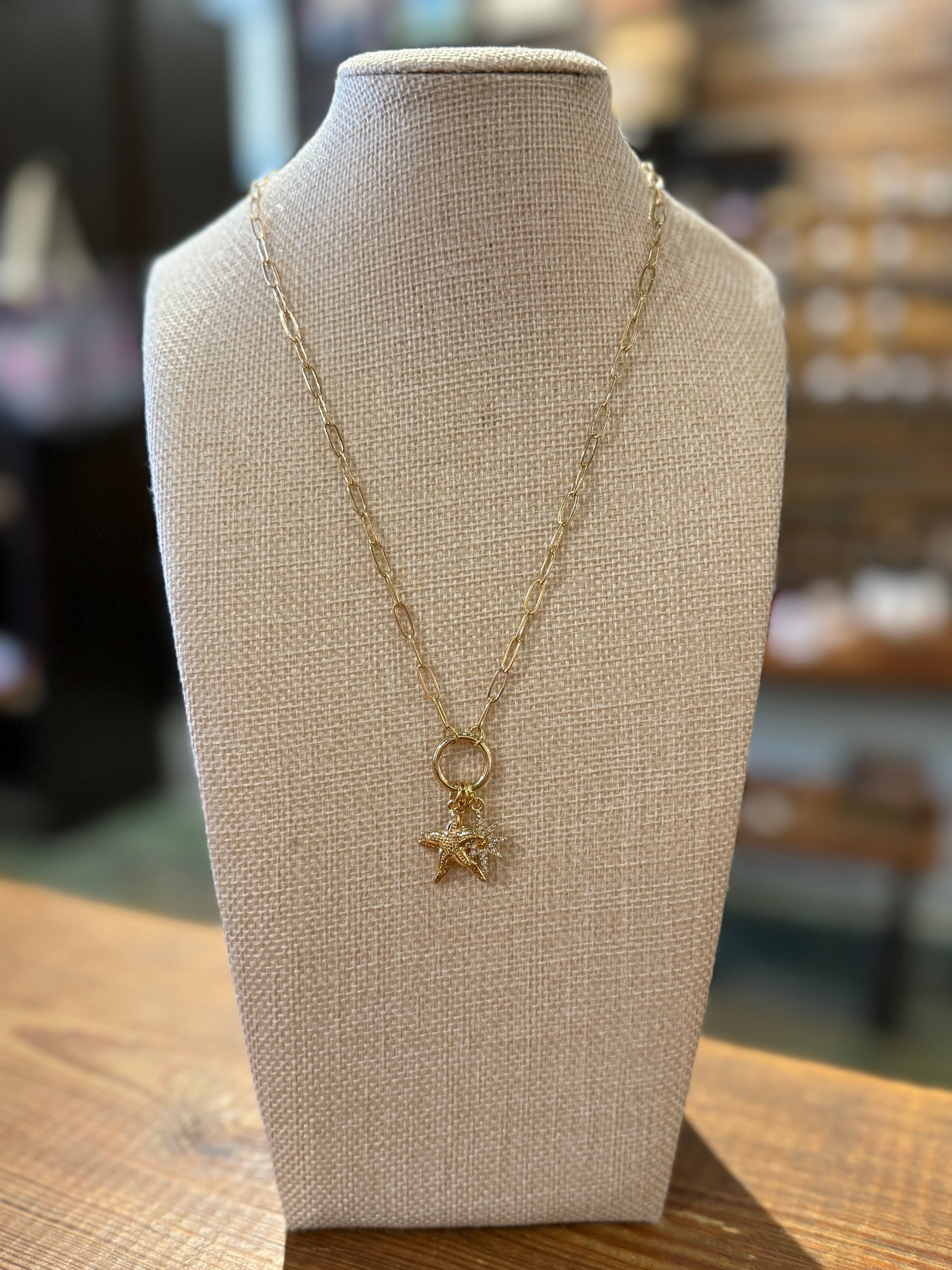 Starfish Charms Necklace
