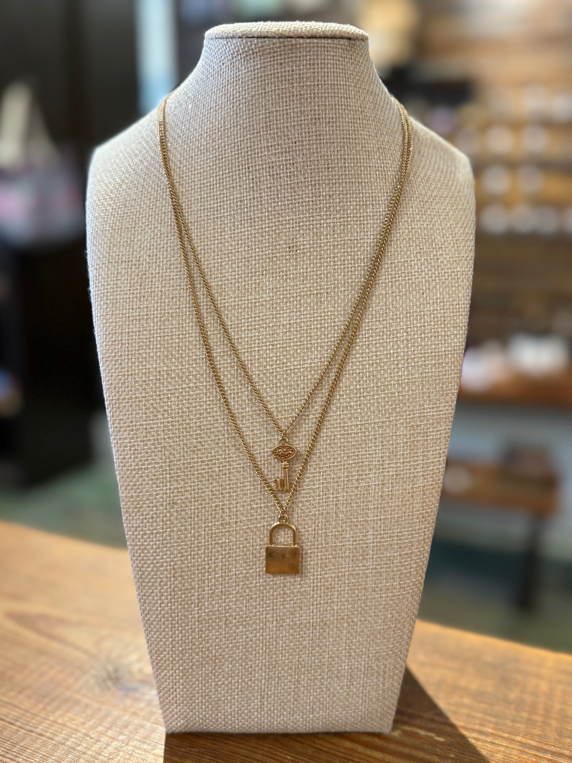 Lock & Key Necklace