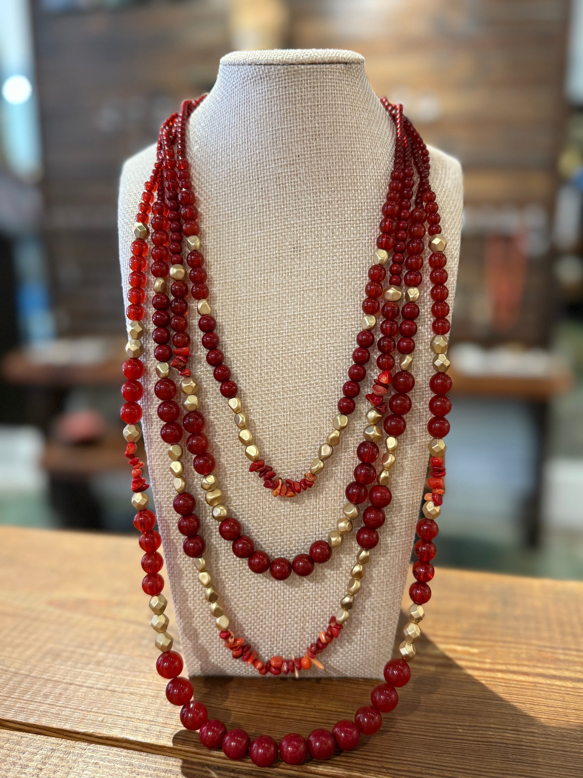 Big Red Necklace