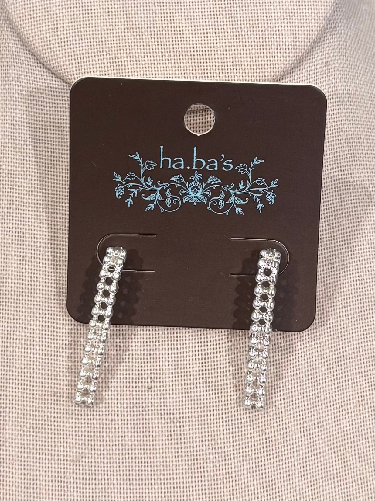 Silver Rod Earrings