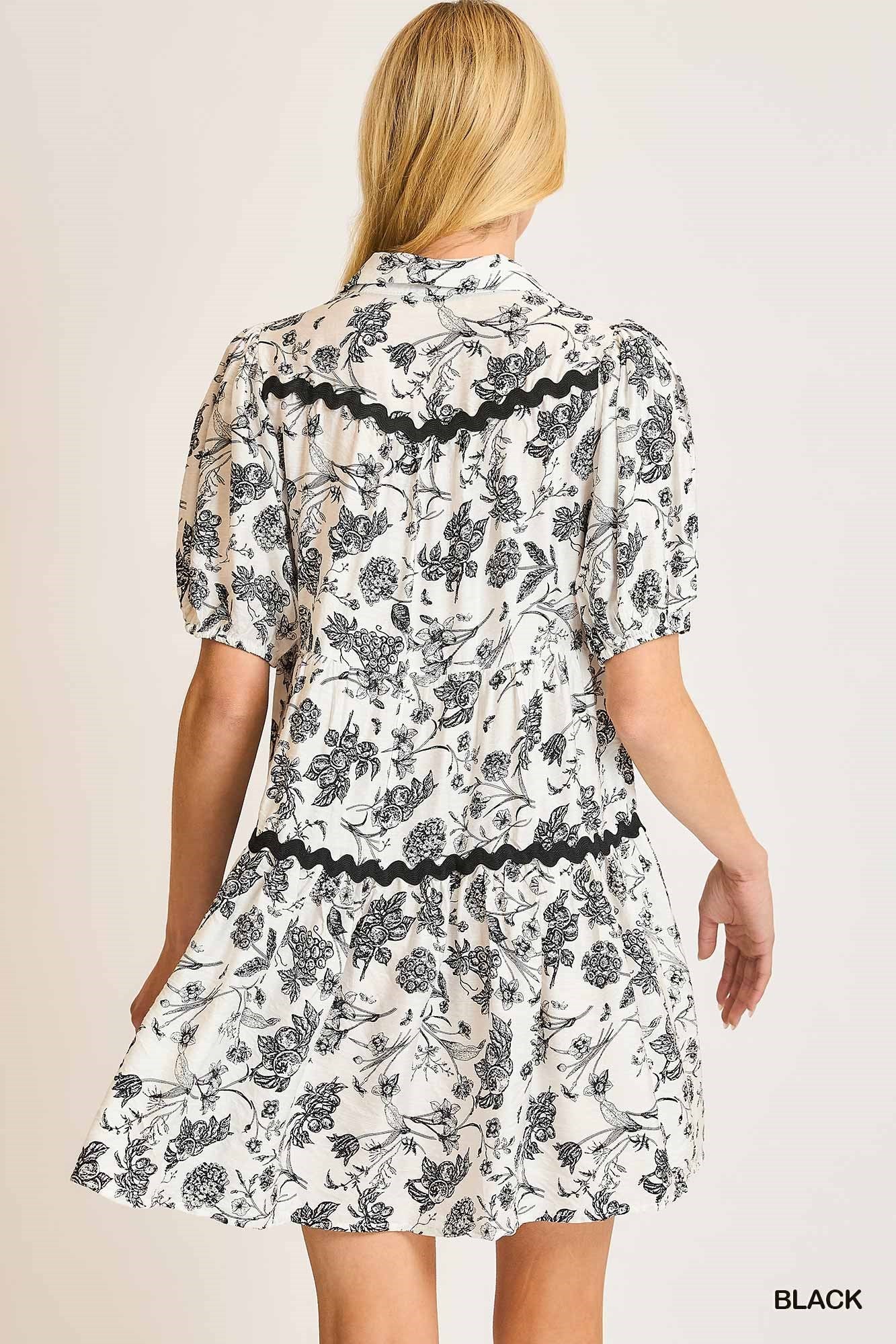Garden Party Dress - Black