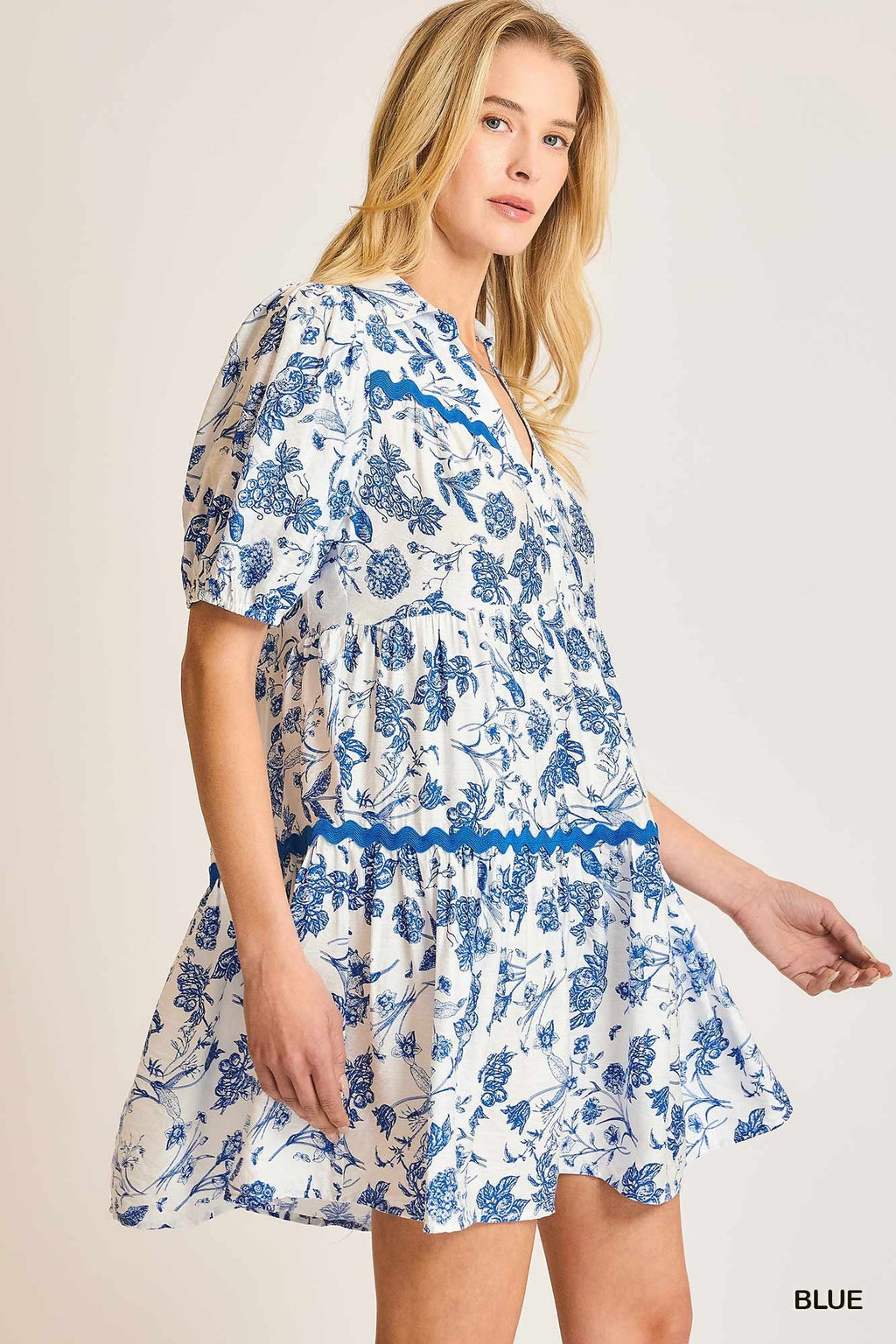 Garden Party Dress - Blue