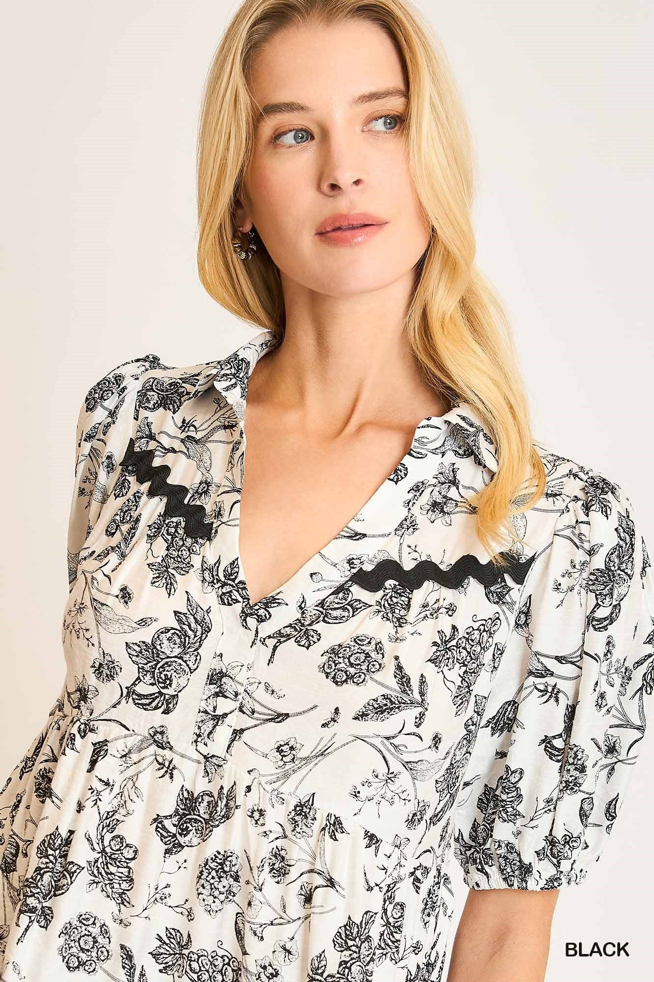 Garden Party Dress - Black