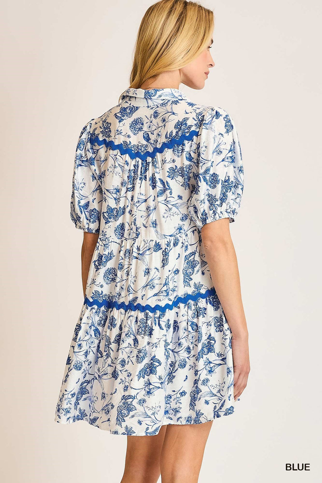 Garden Party Dress - Blue