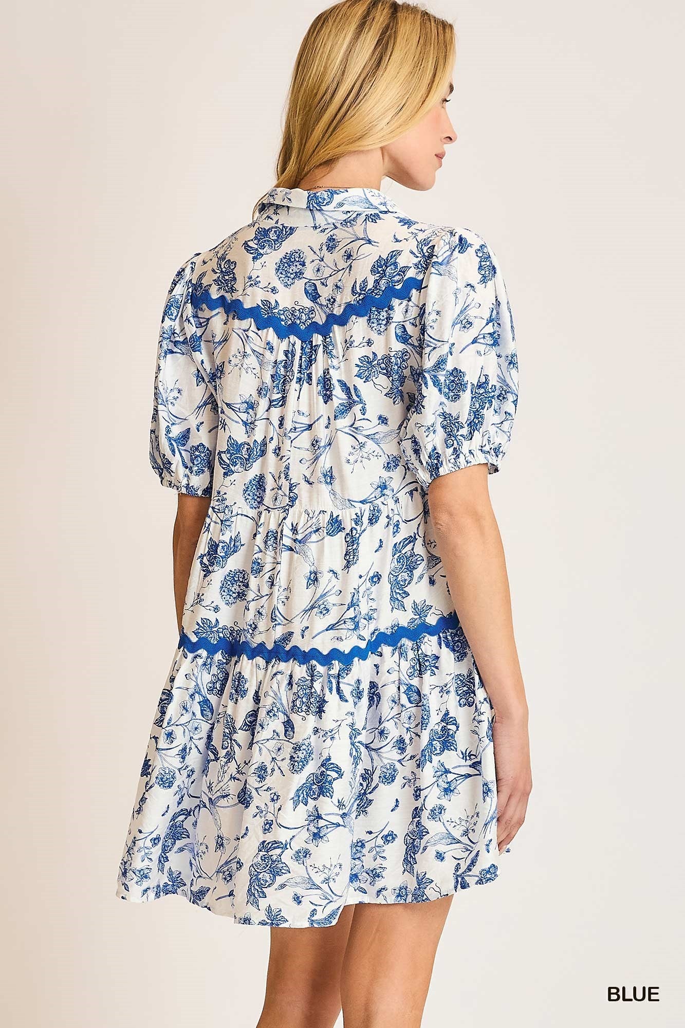 Garden Party Dress - Blue